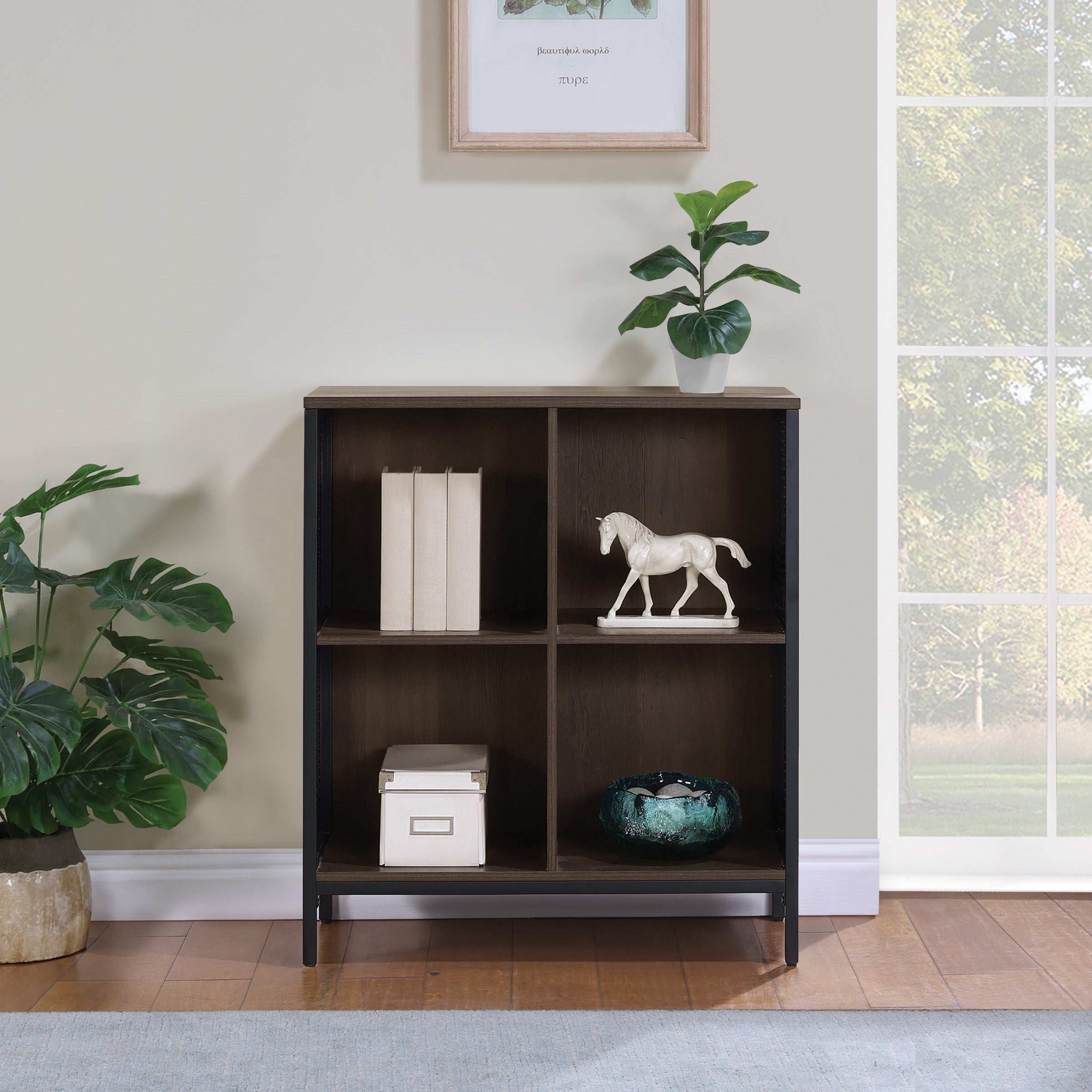 Ace 4 Cube Storage/Bookcase - Ozark Ash