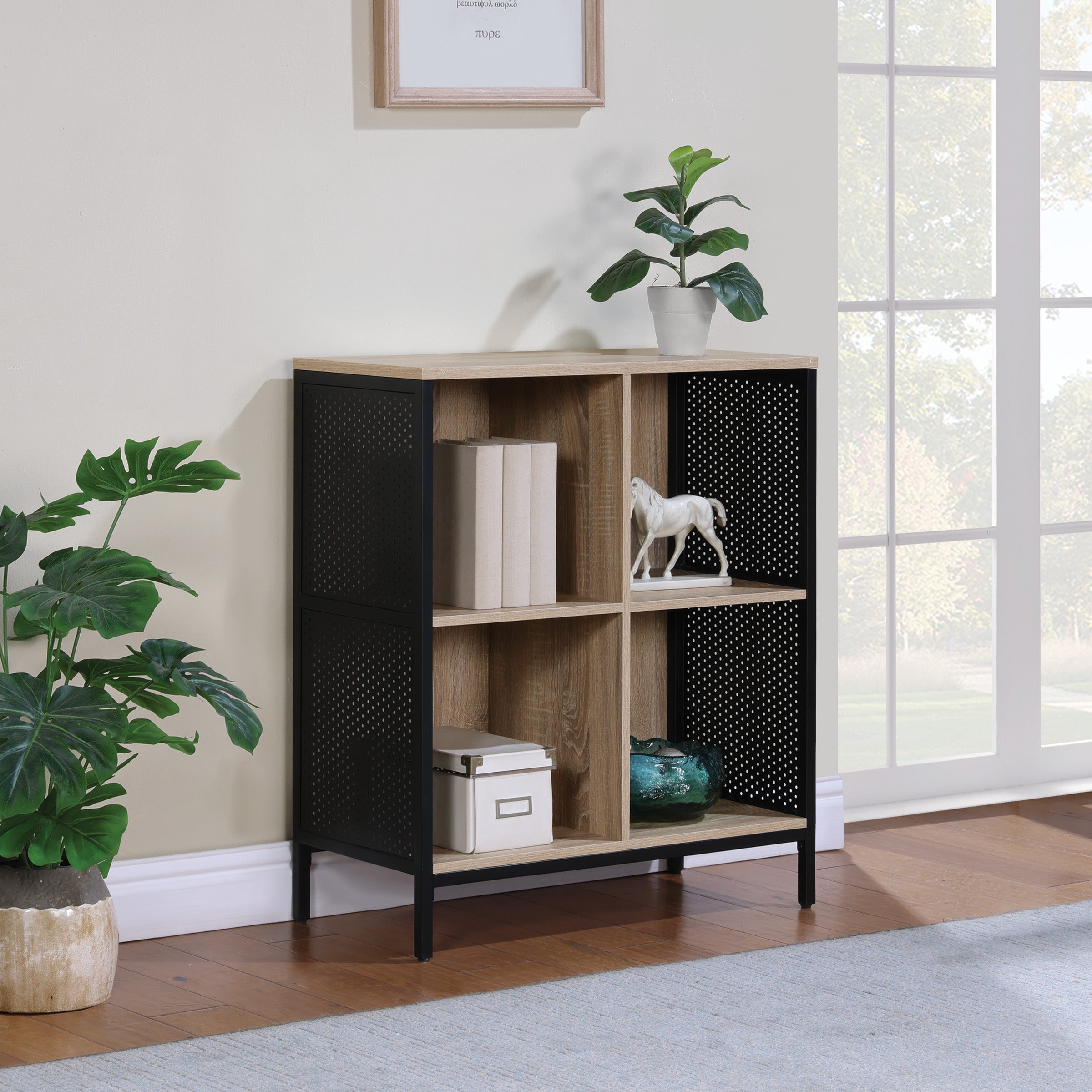 Ace 4 Cube Storage/Bookcase - River Oak