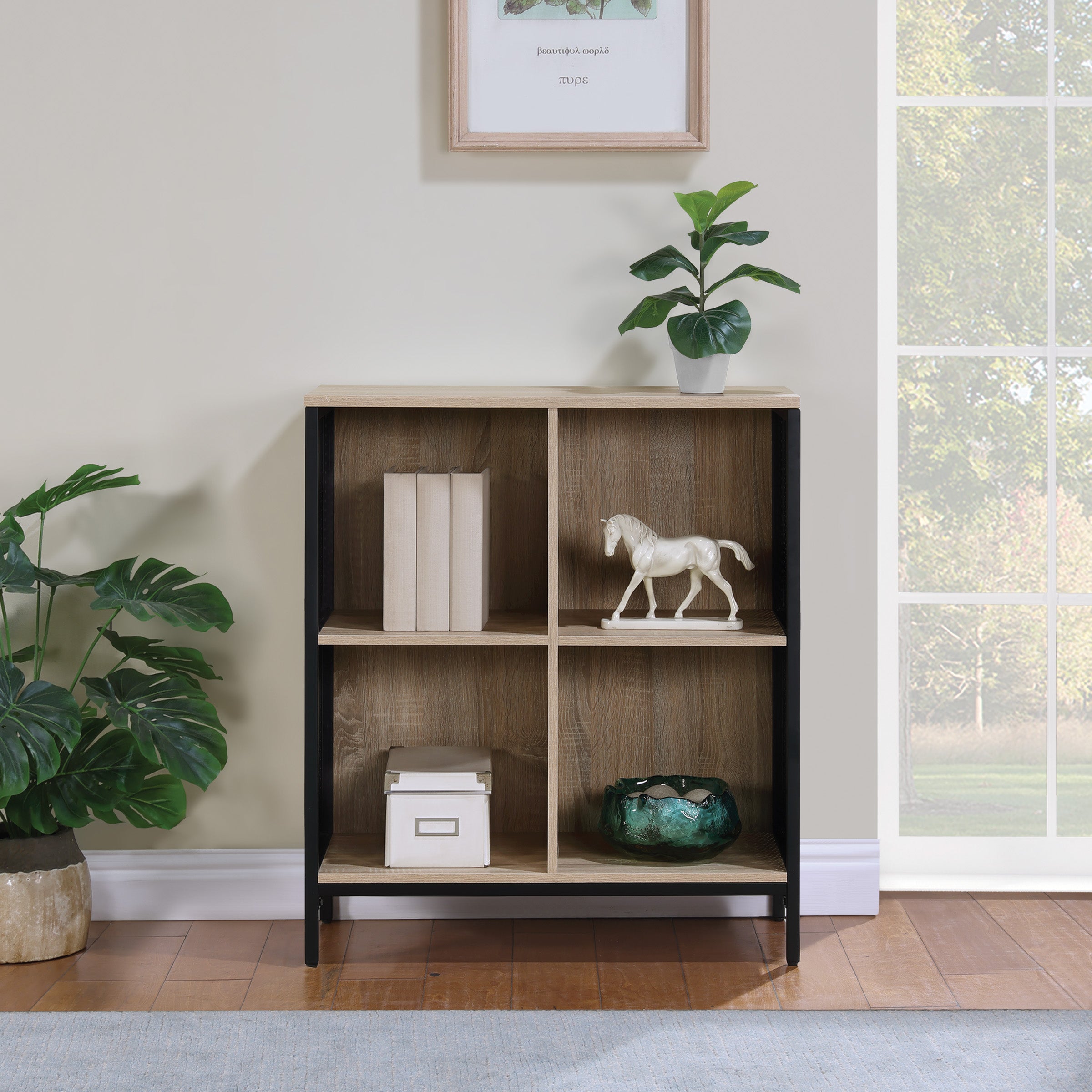 Ace 4 Cube Storage/Bookcase - River Oak