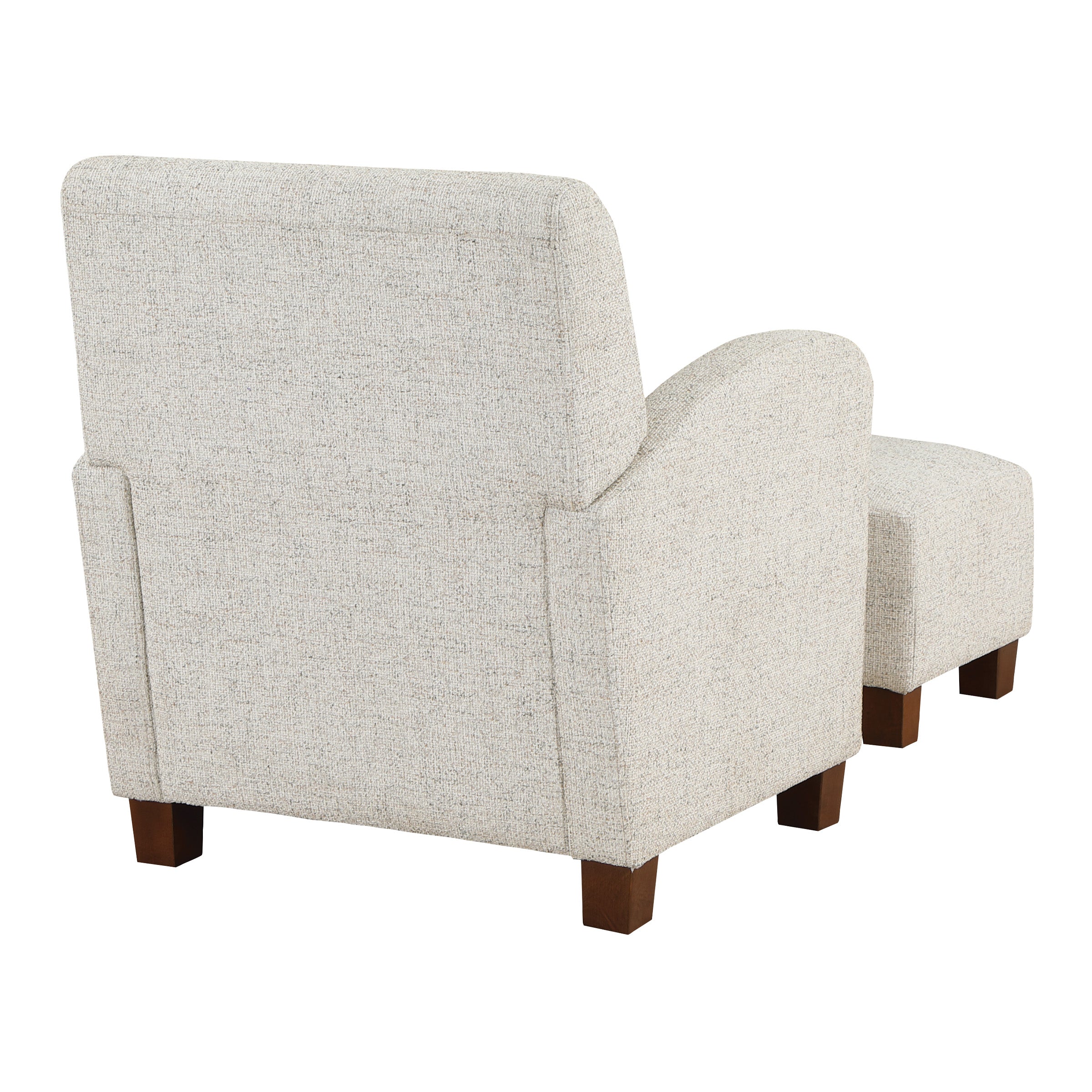 Aiden Chair & Ottoman - Quartz