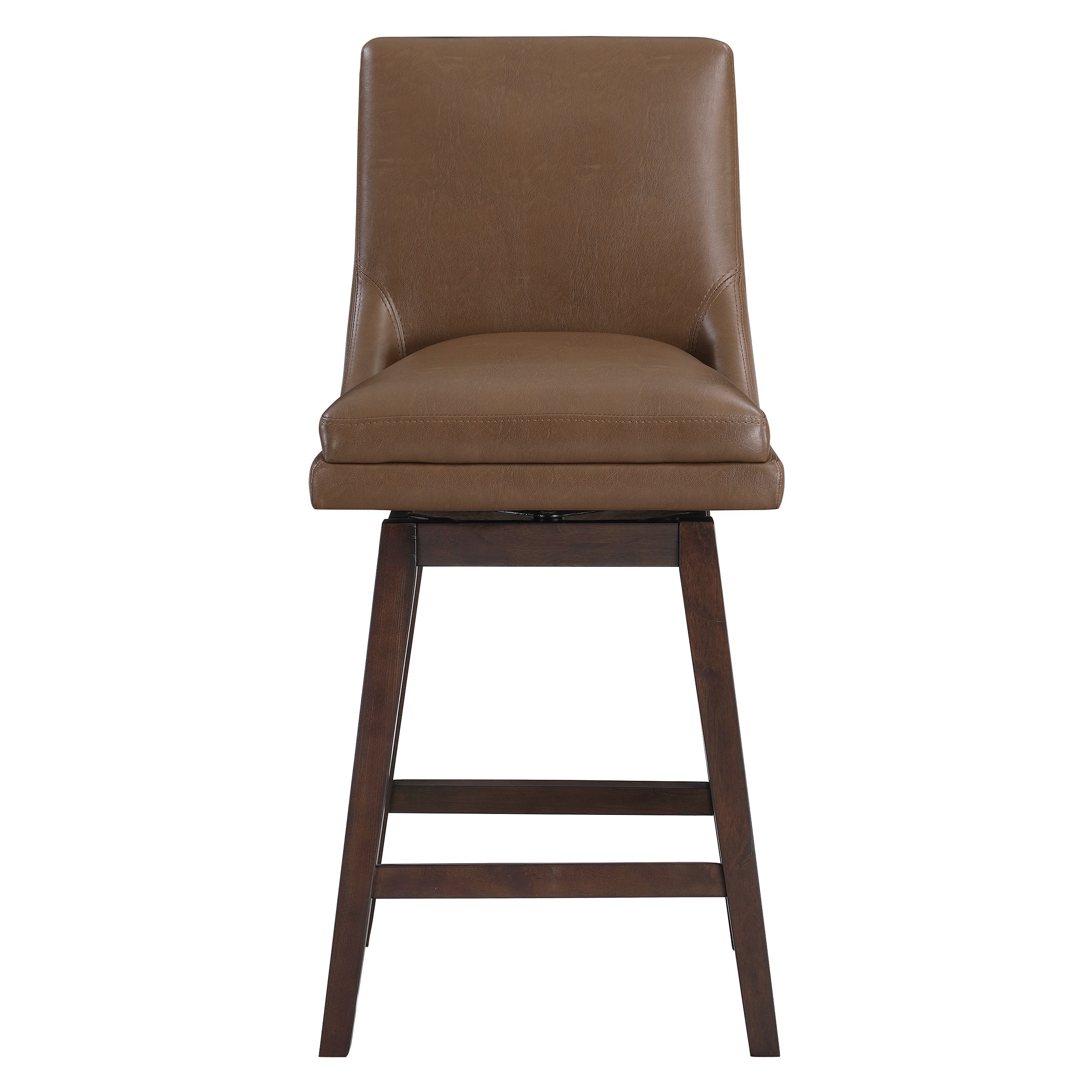 Allingham 26" Swivel Stool - Molasses / Dk Walnut