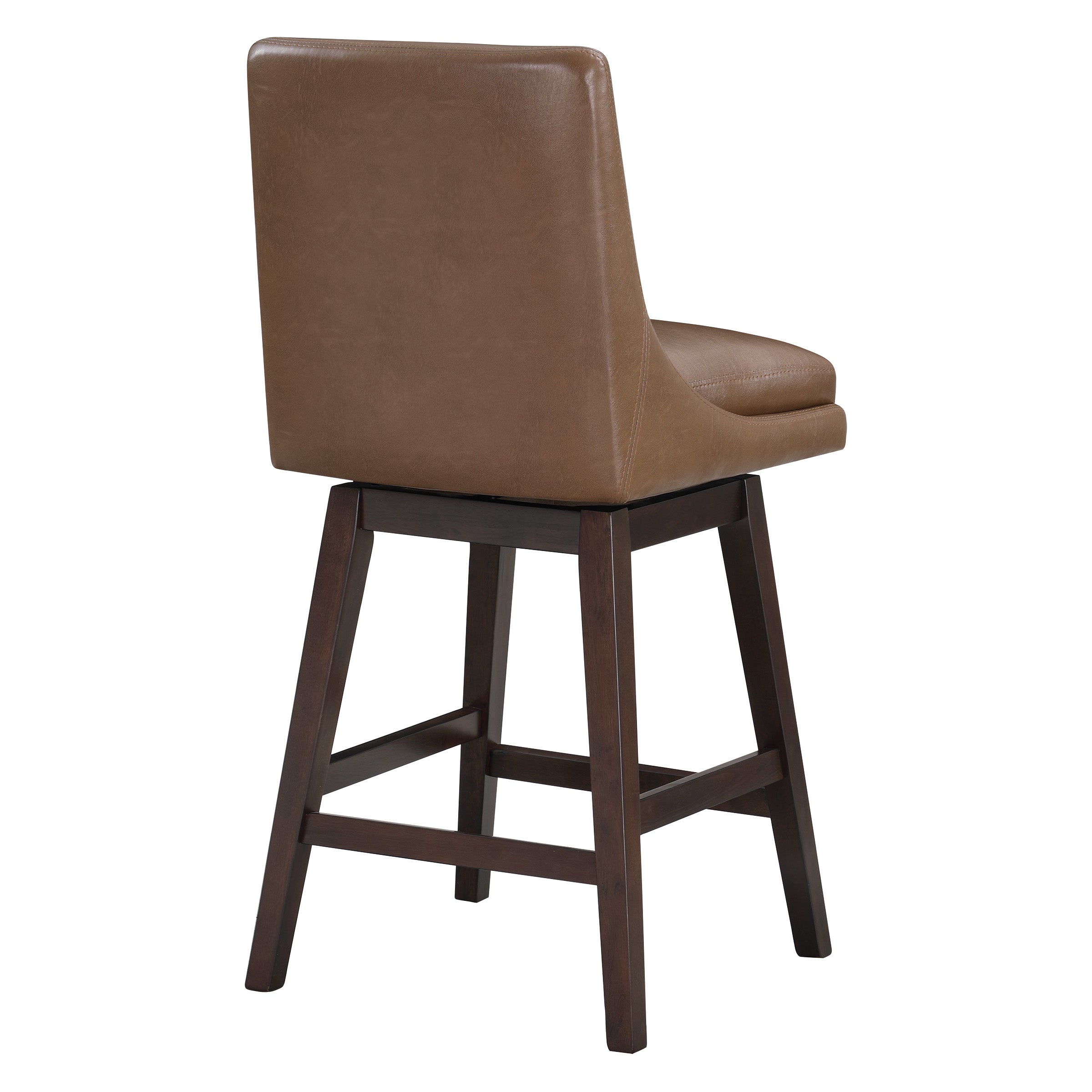 Allingham 26" Swivel Stool - Molasses / Dk Walnut