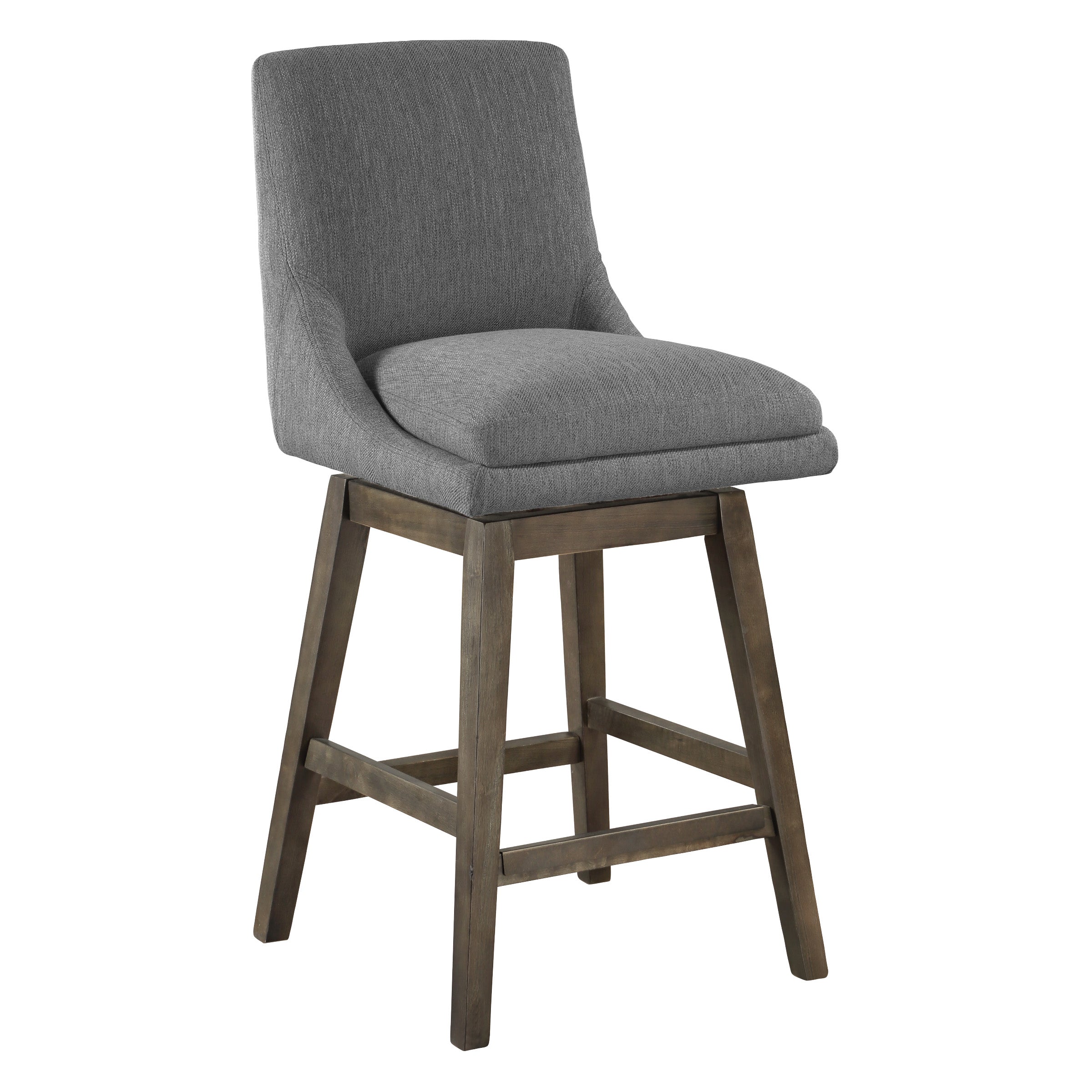 Allingham 26" Swivel Stool - Charcoal / Grey