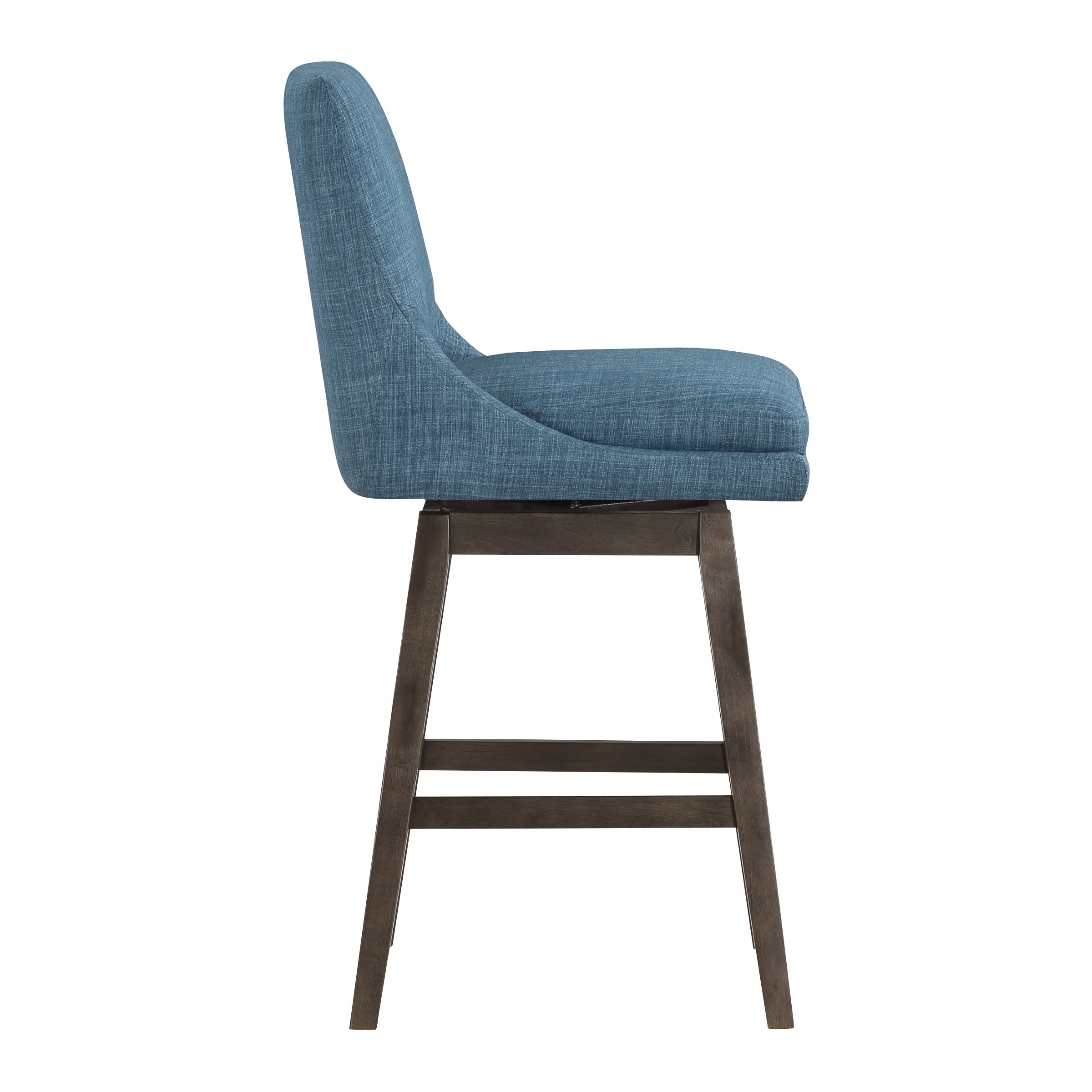 Allingham 26" Swivel Stool - Navy / Grey