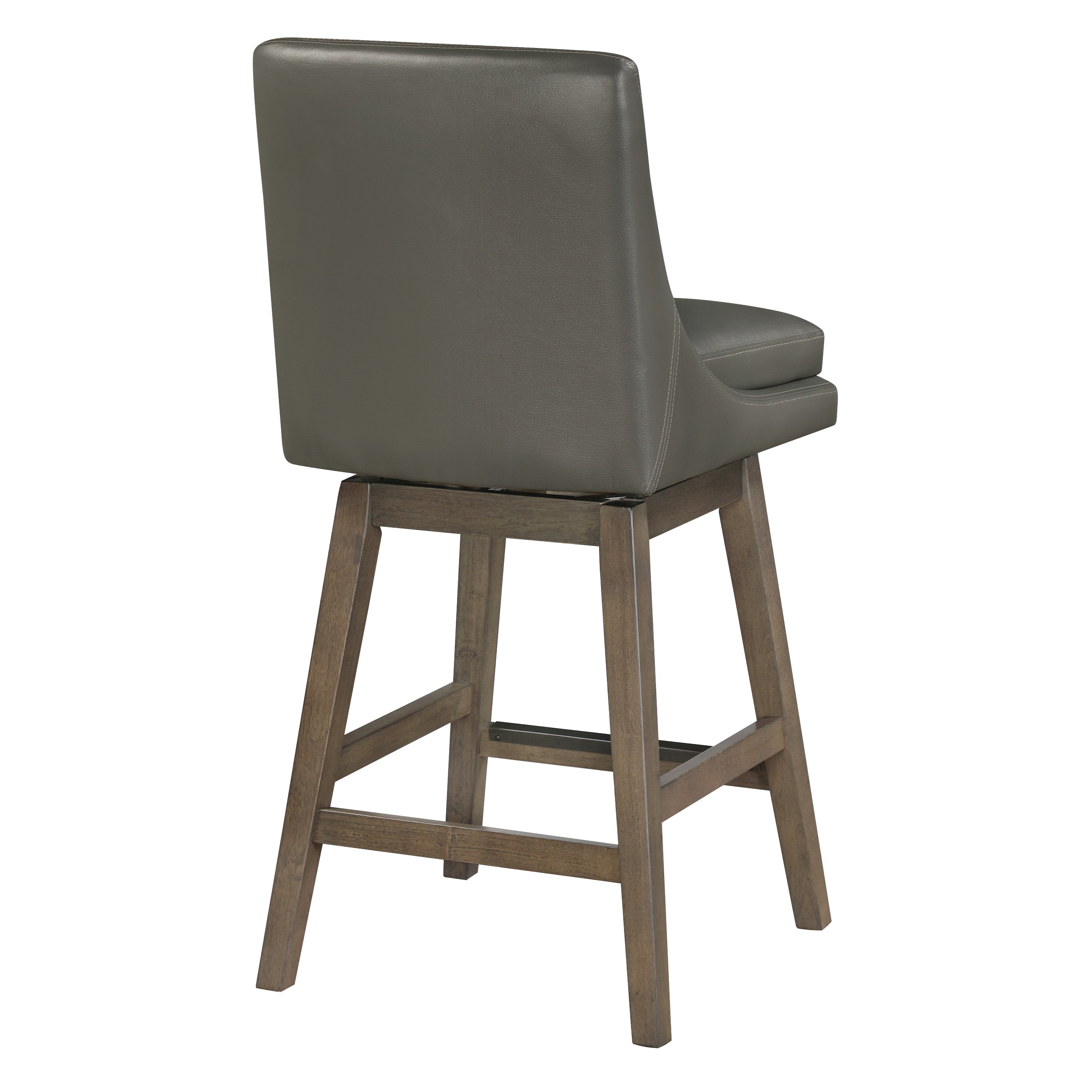 Allingham 27" Swivel Stool - Pewter / Grey