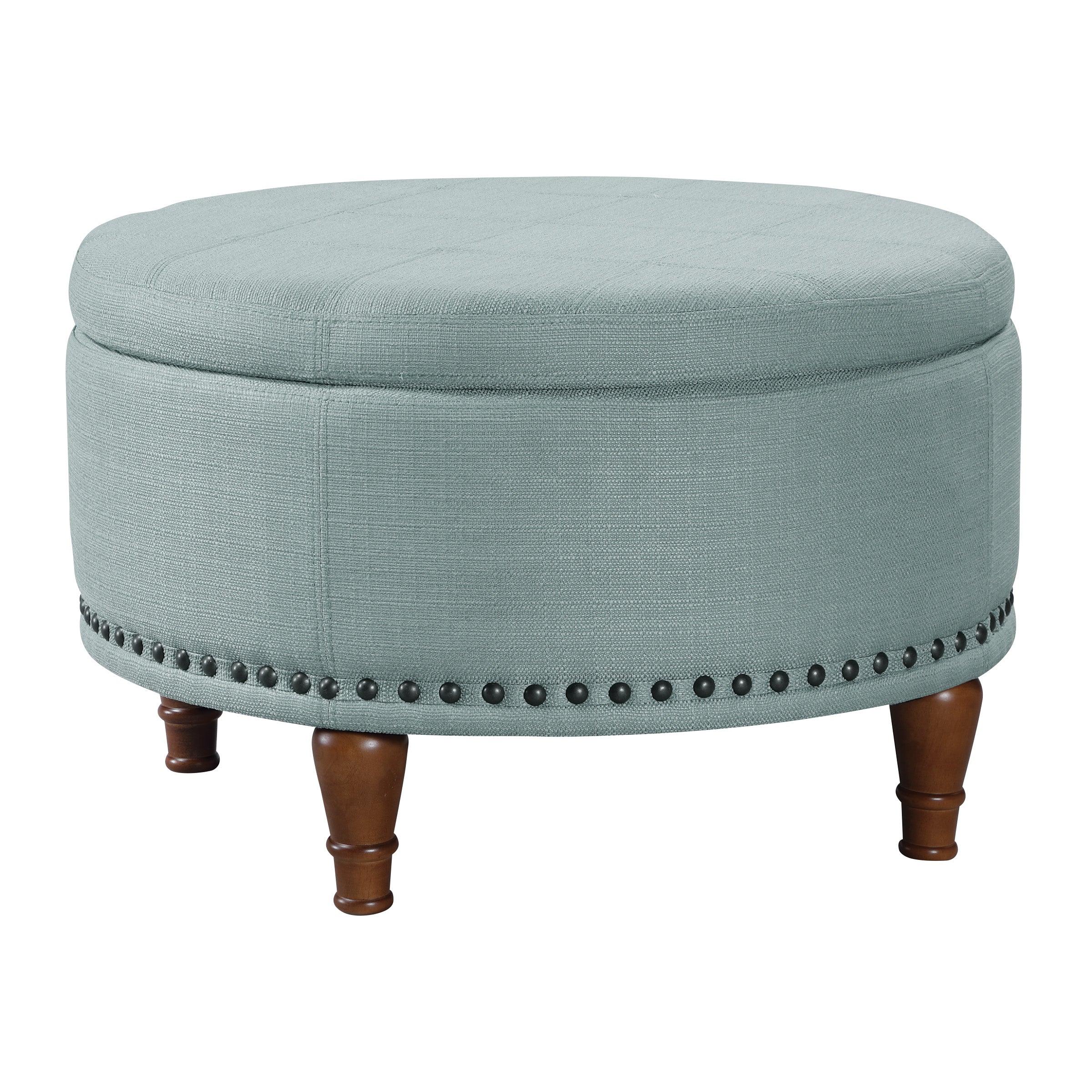 Alloway Storage Ottoman - Sea Blue
