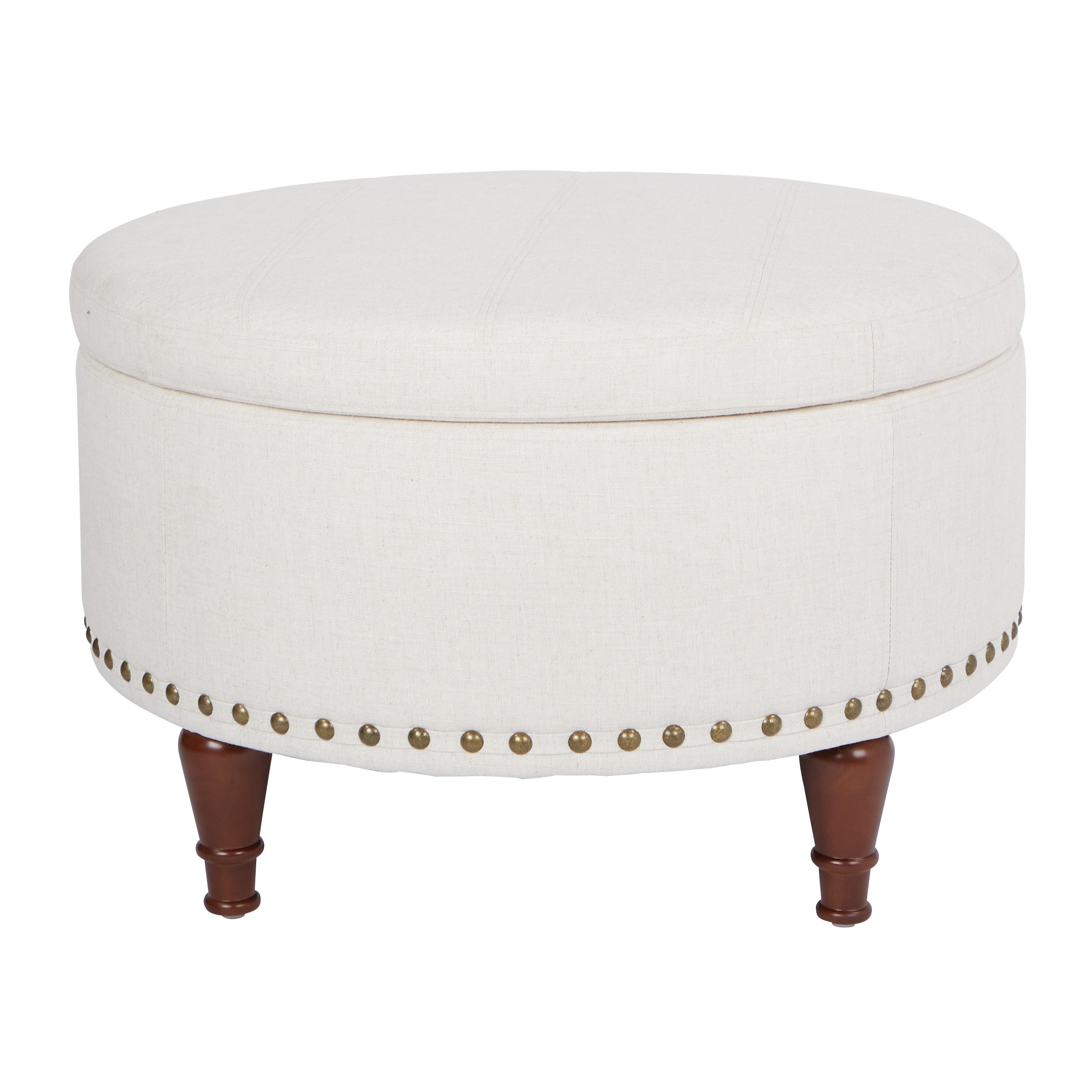 Alloway Storage Ottoman - Linen
