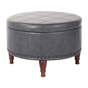 Alloway Storage Ottoman - Pewter