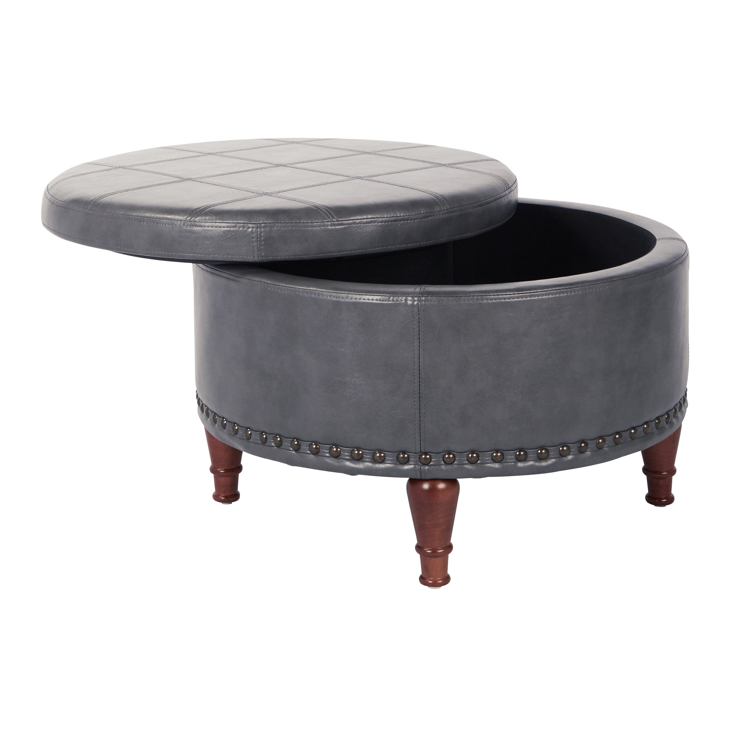 Alloway Storage Ottoman - Pewter