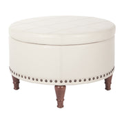 Alloway Storage Ottoman - Cream