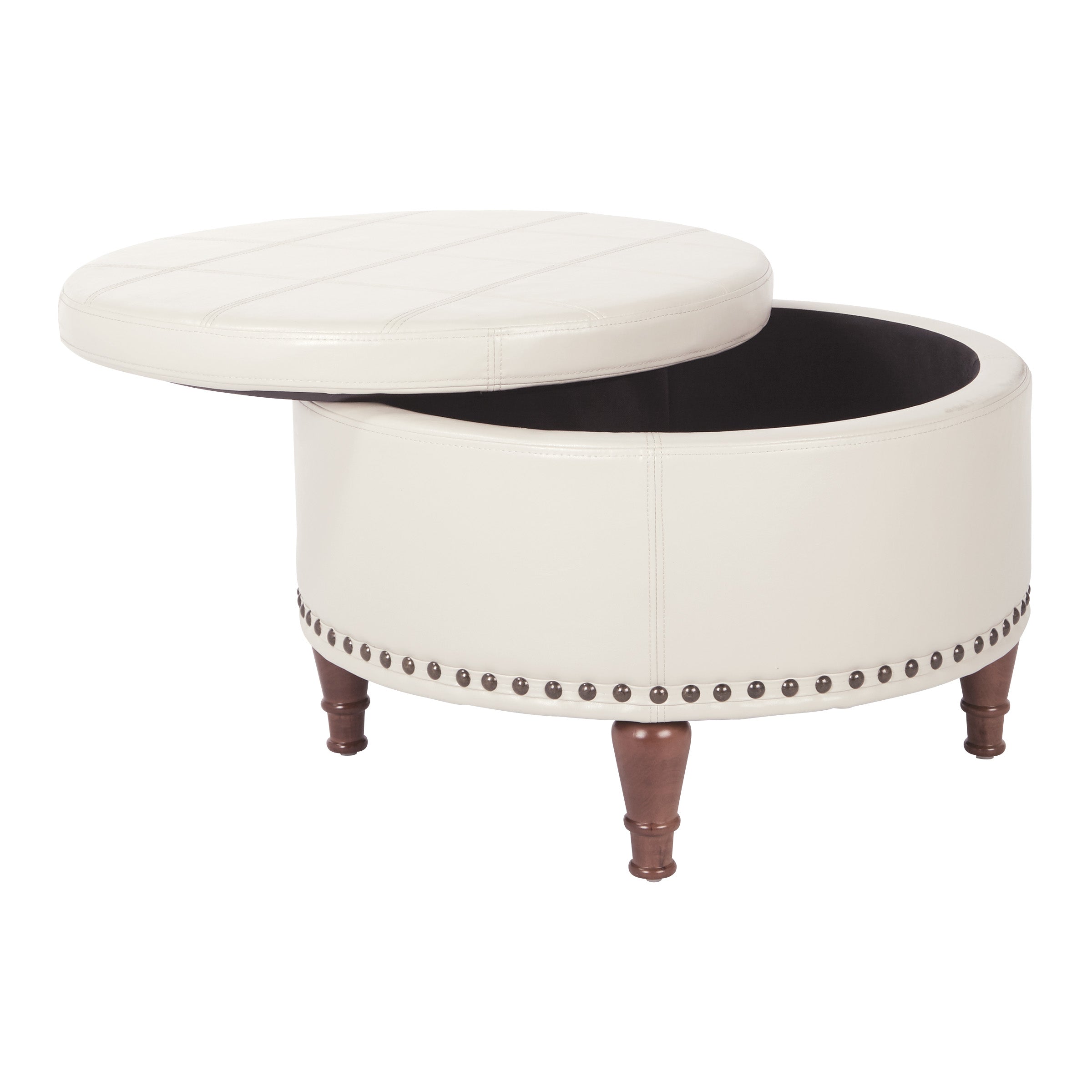 Alloway Storage Ottoman - Cream