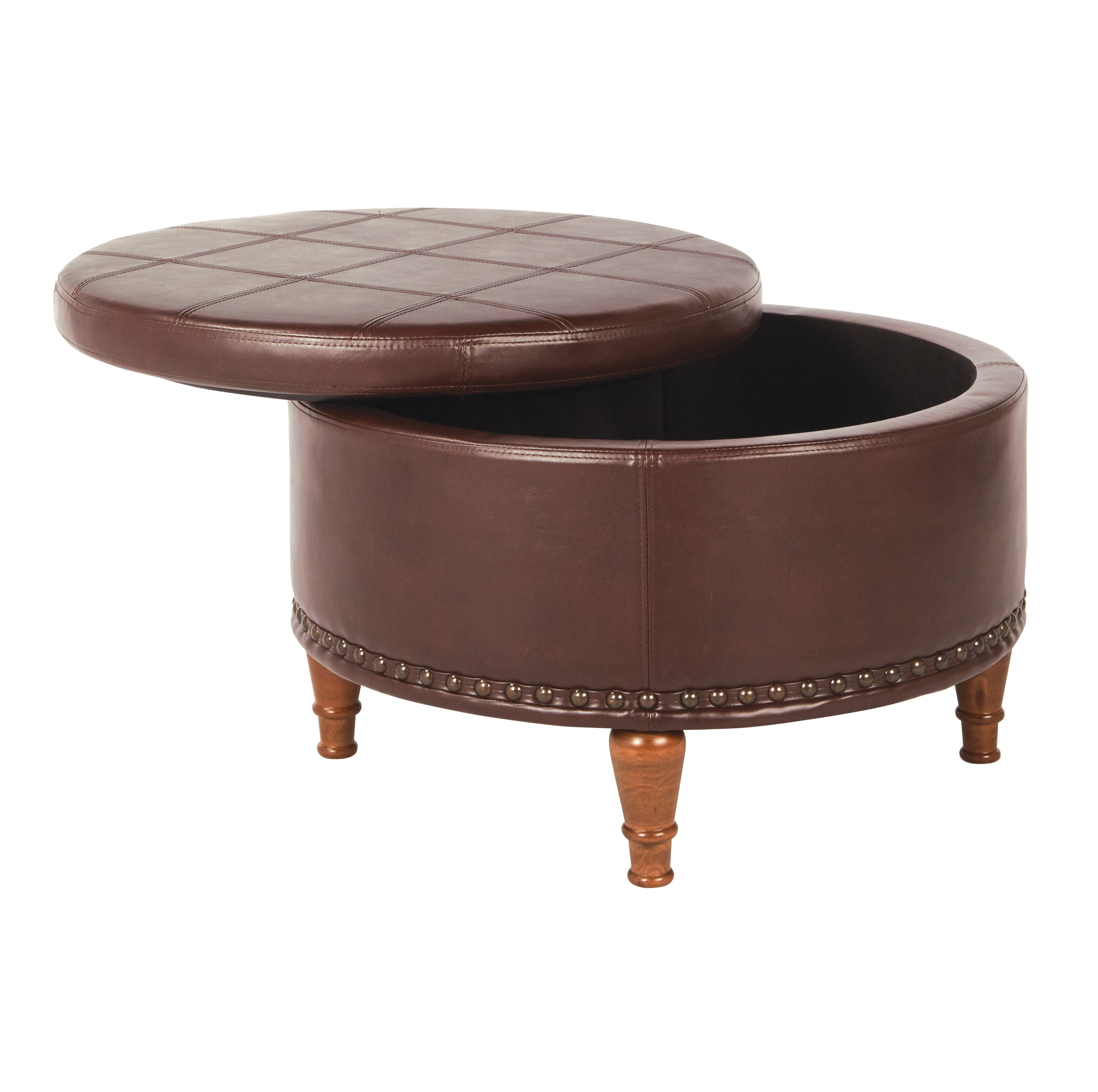 Alloway Storage Ottoman - Espresso