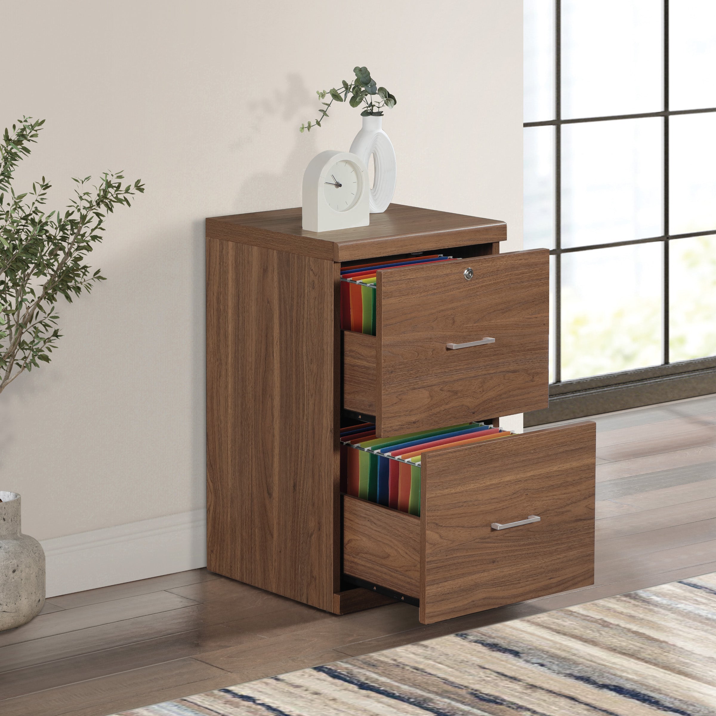 Alpine Vertical File - Majestic Walnut