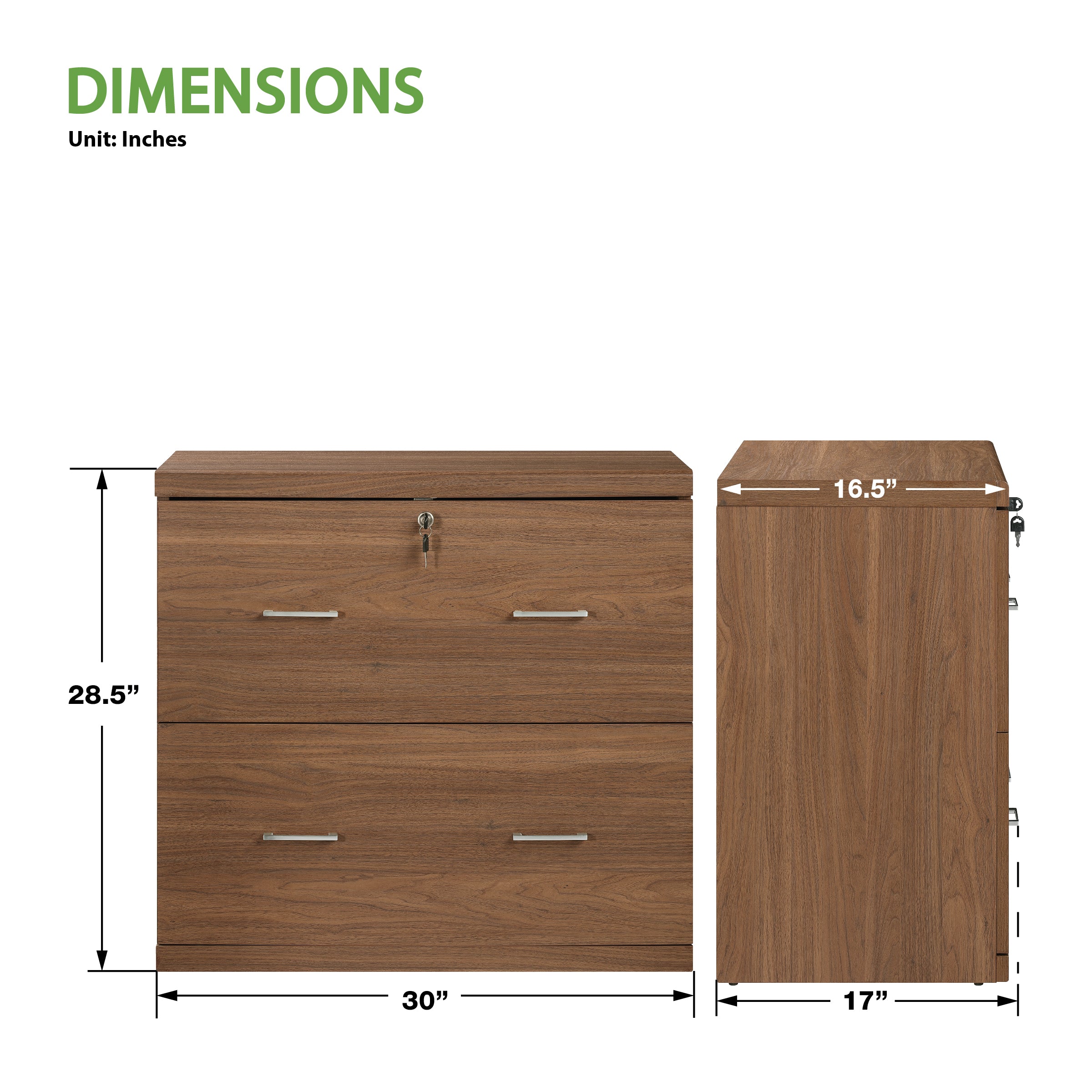 Alpine Lateral File - Majestic Walnut
