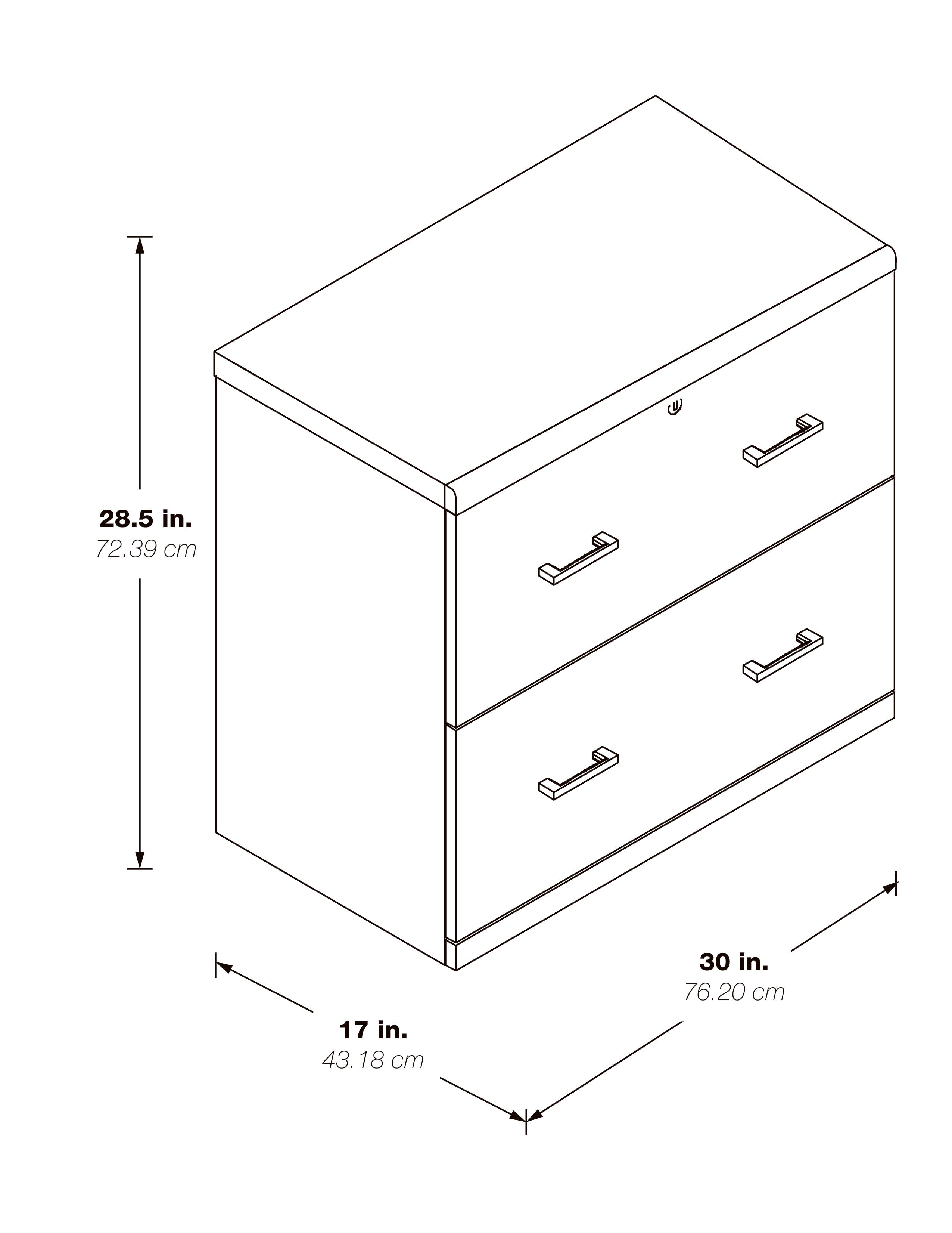 Alpine Lateral File - White