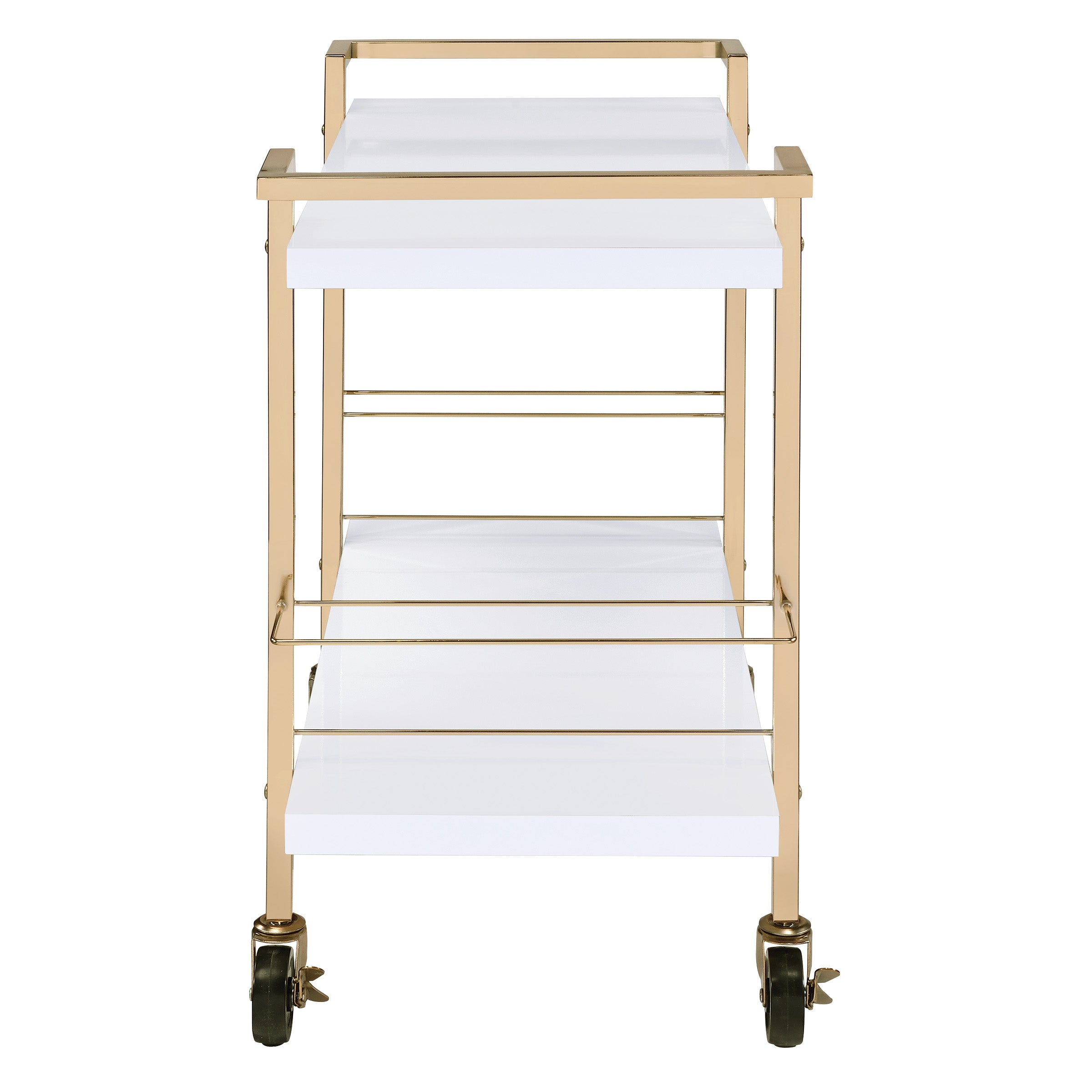 Alios Serving Cart - White/Gold