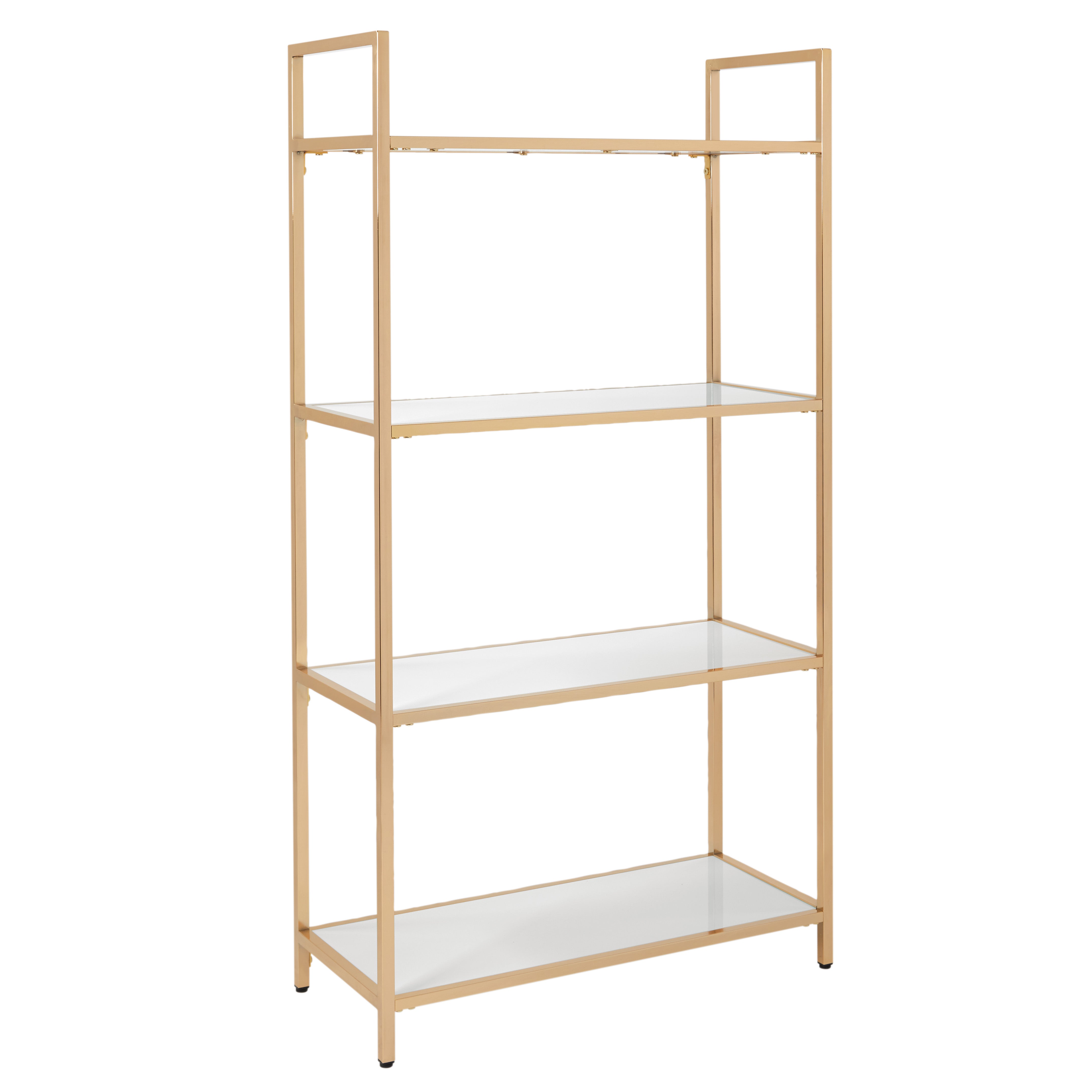 Alios Bookcase - White/Gold