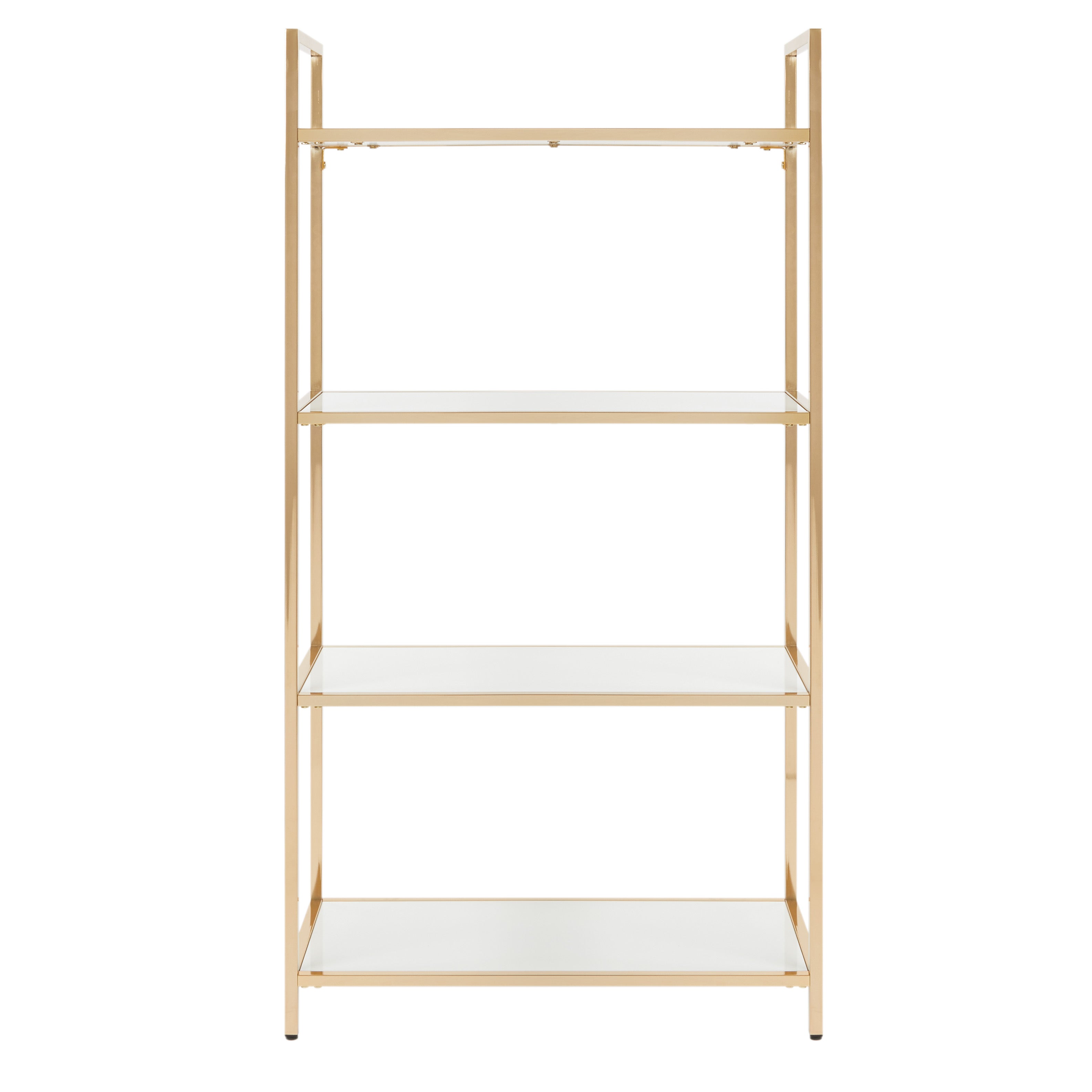 Alios Bookcase - White/Gold