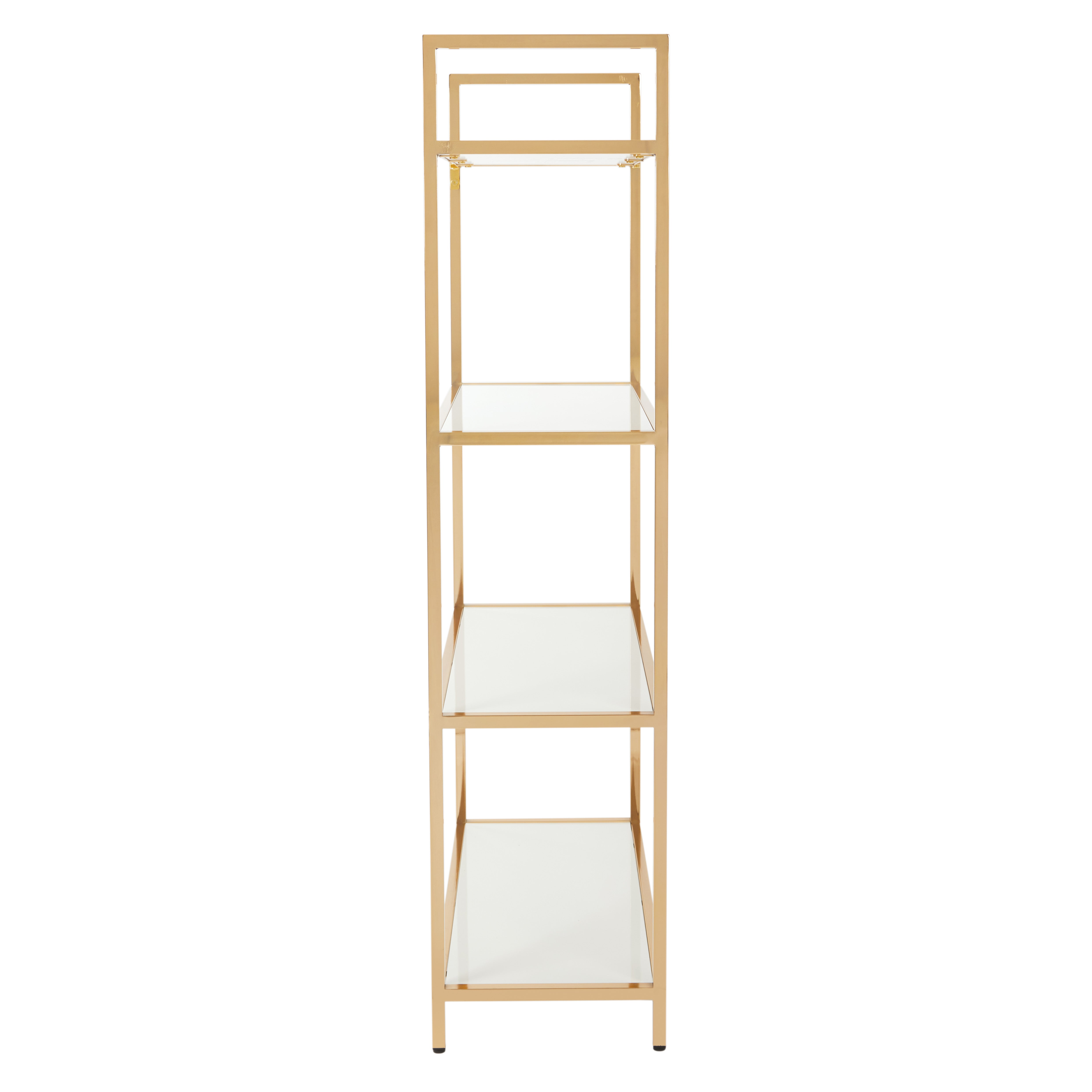 Alios Bookcase - White/Gold