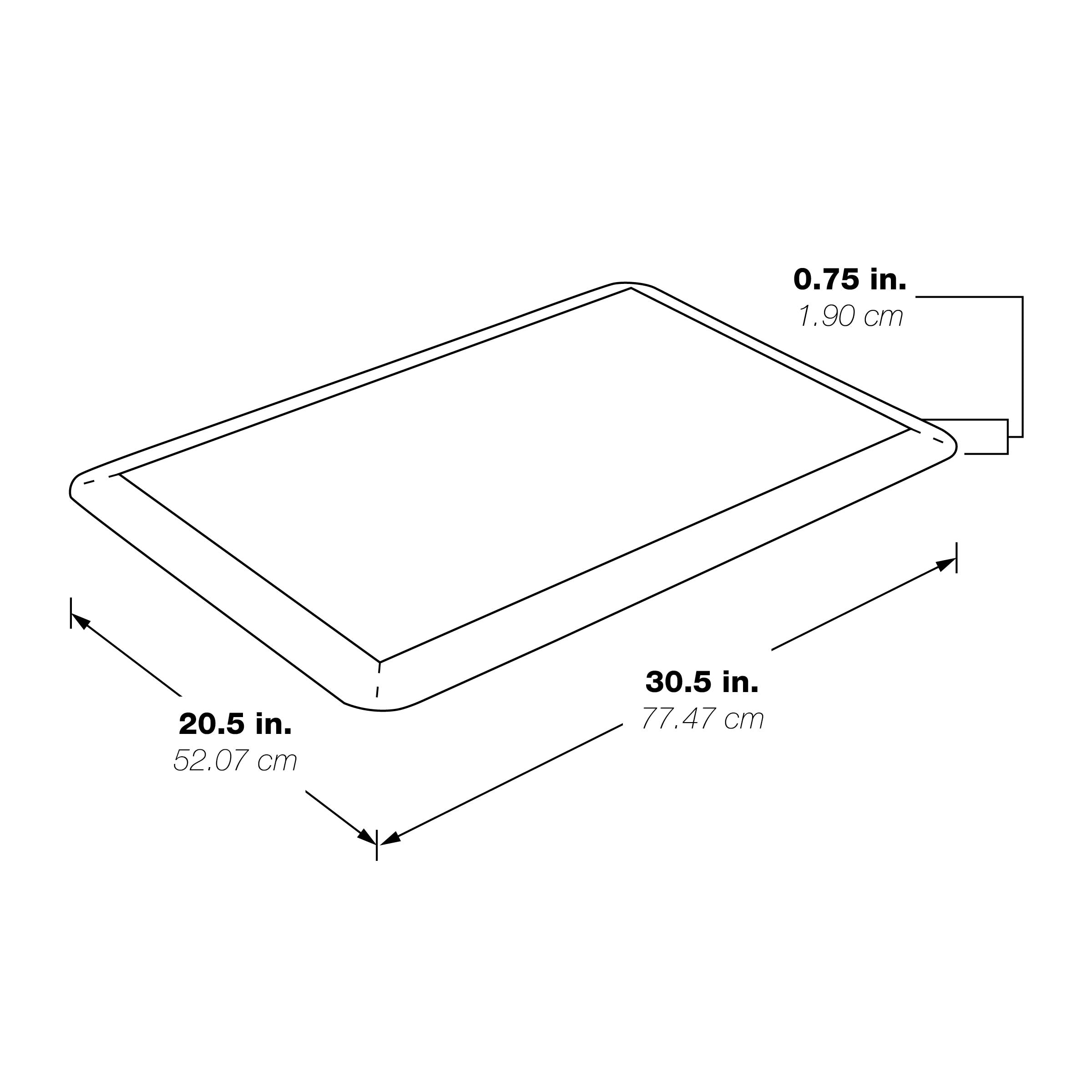 Black Anti-Farigue Standing Mat - Black