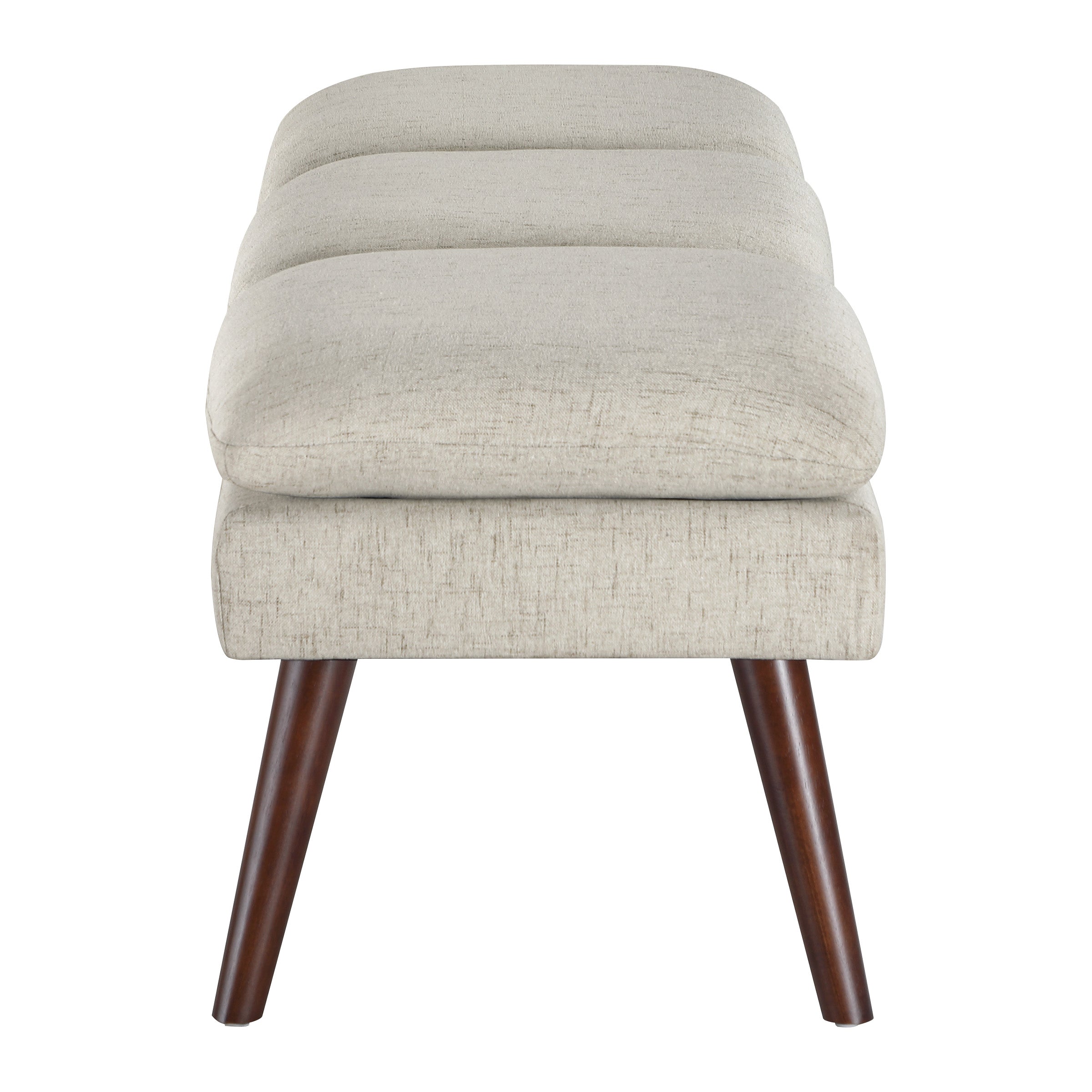 Amanda 54" Mid-Century Bench - Linen