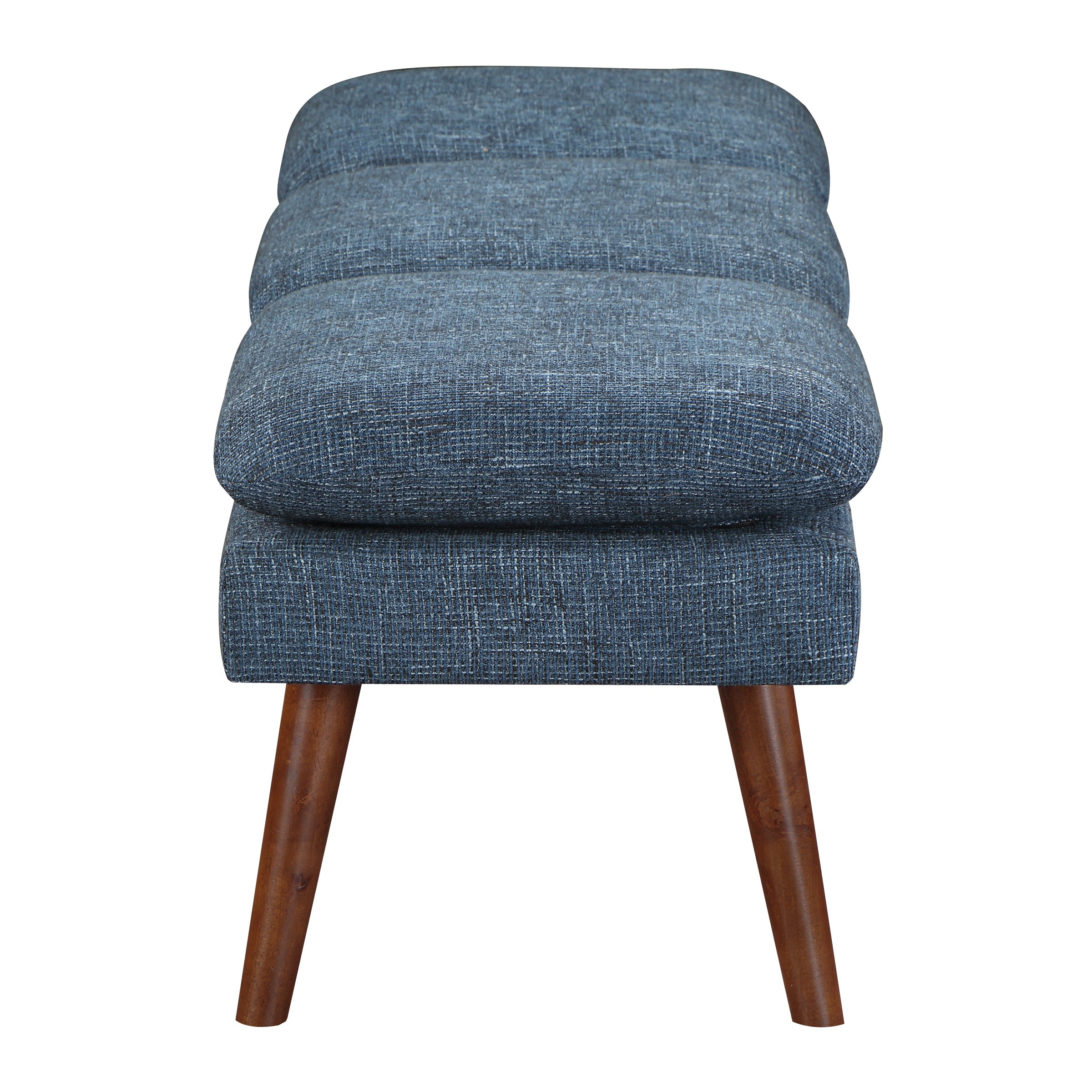 Amanda 54" Mid-Century Bench - Navy