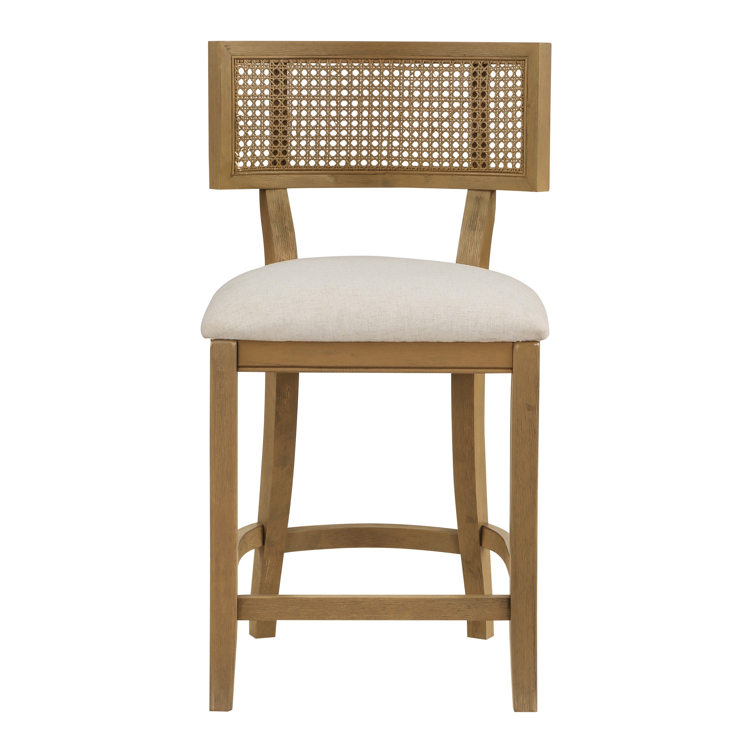 Alaina 26" Cane Back Counter Stool - Linen