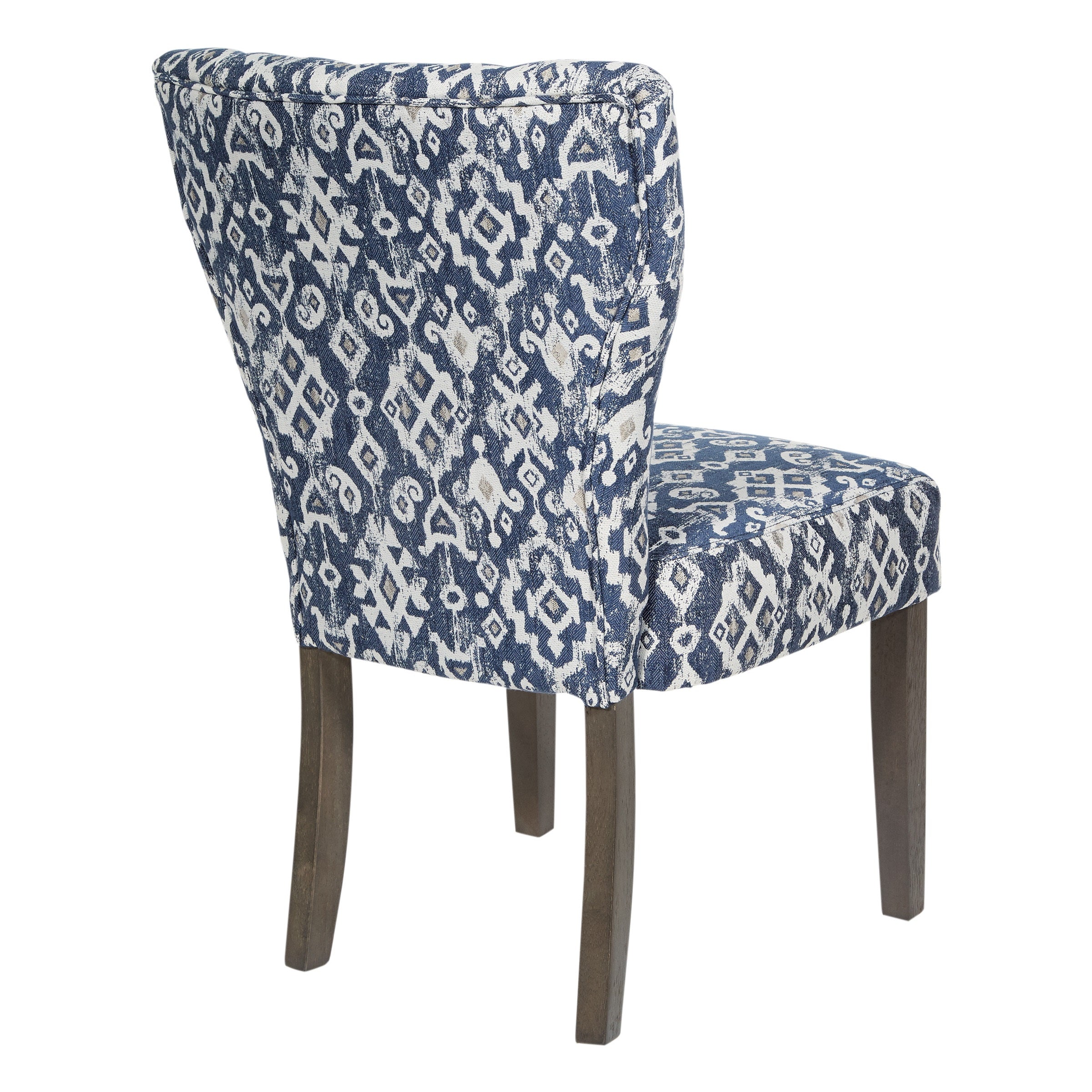 Andrew Dining Chair  - Navy Ikat