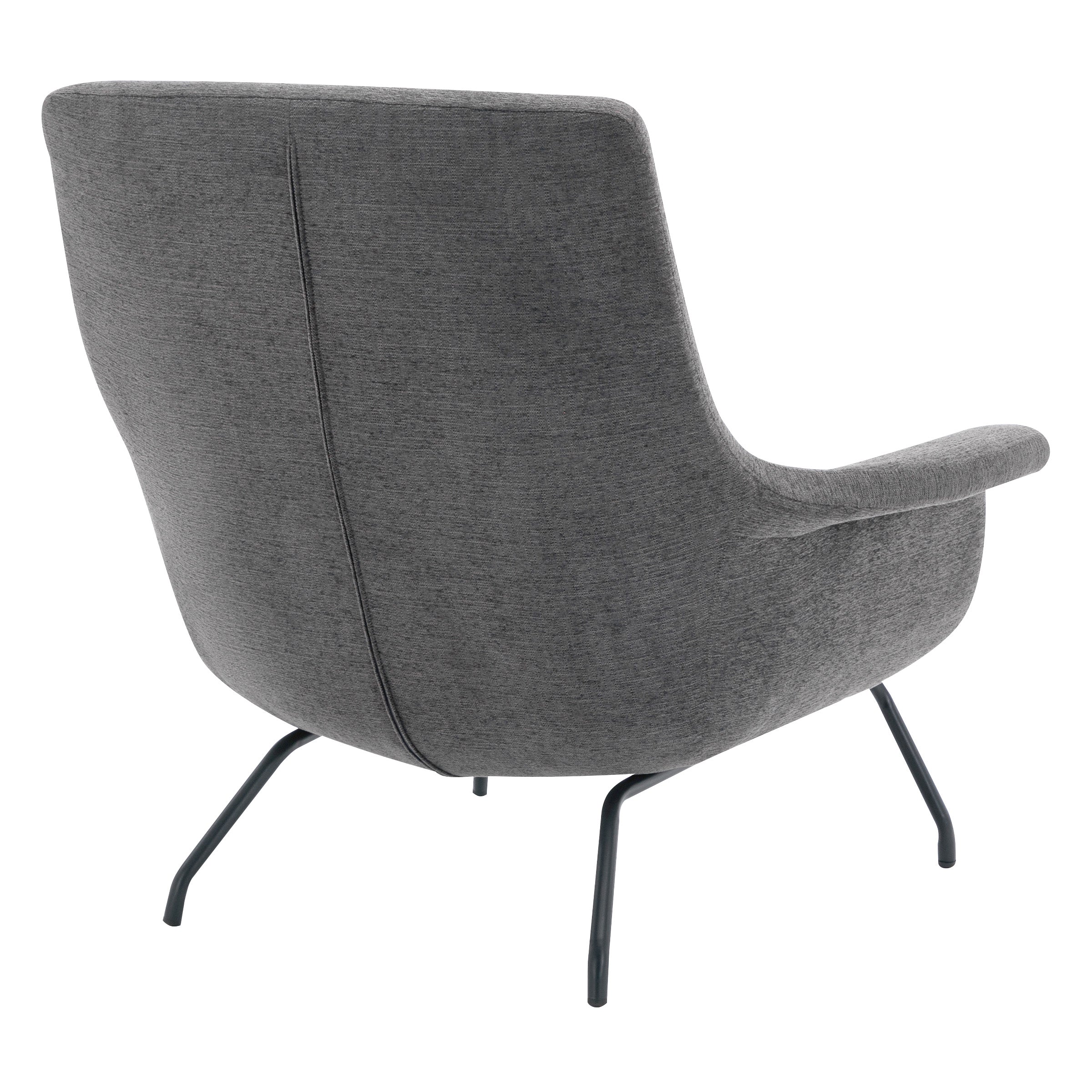 Adria Armchair  - Charcoal/Black