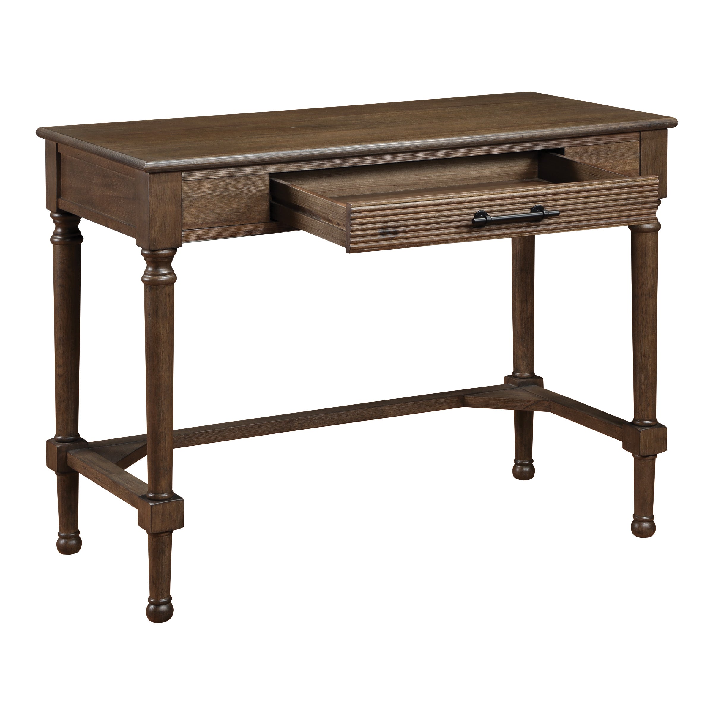 Beacon 40" Writing Desk - Brown Oak
