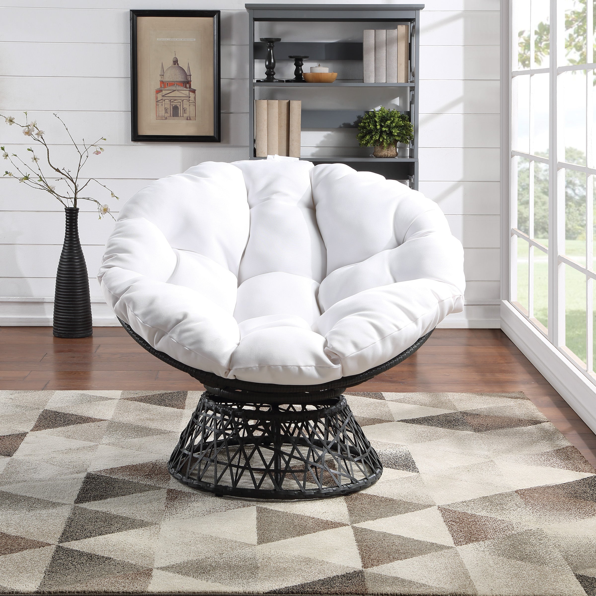 Papasan Chair - White