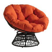 Papasan Chair - Orange