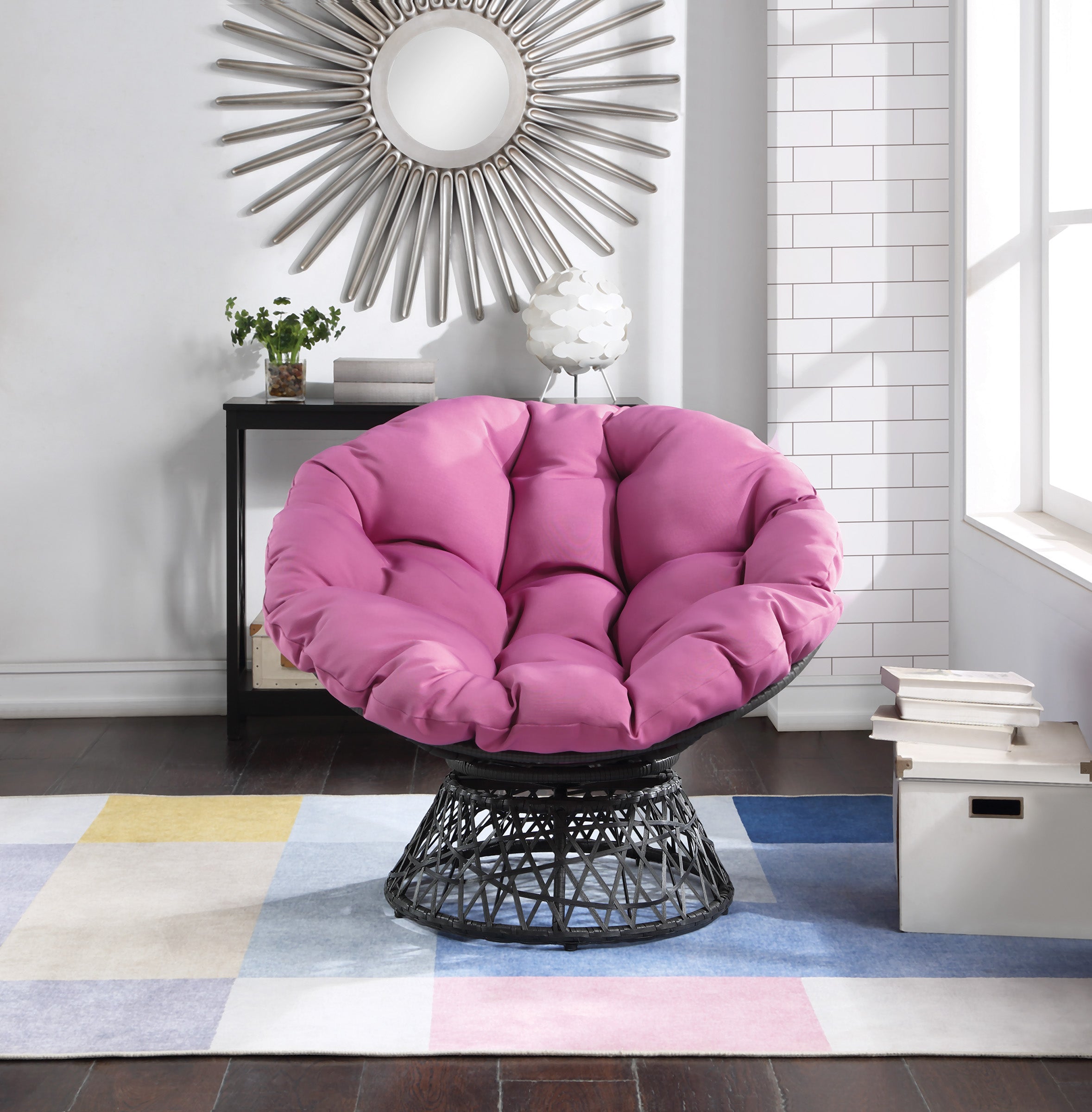 Papasan Chair - Purple