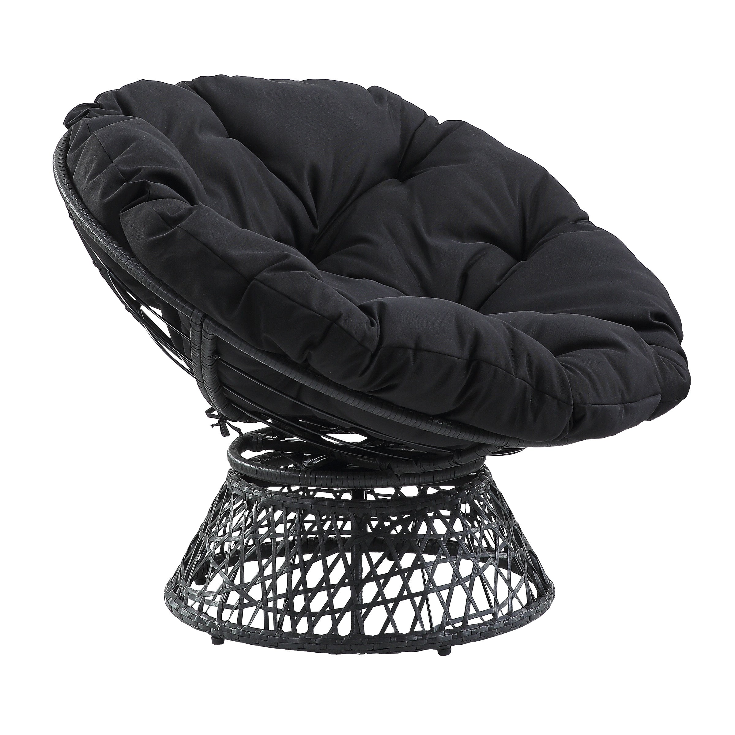 Papasan Chair - Black