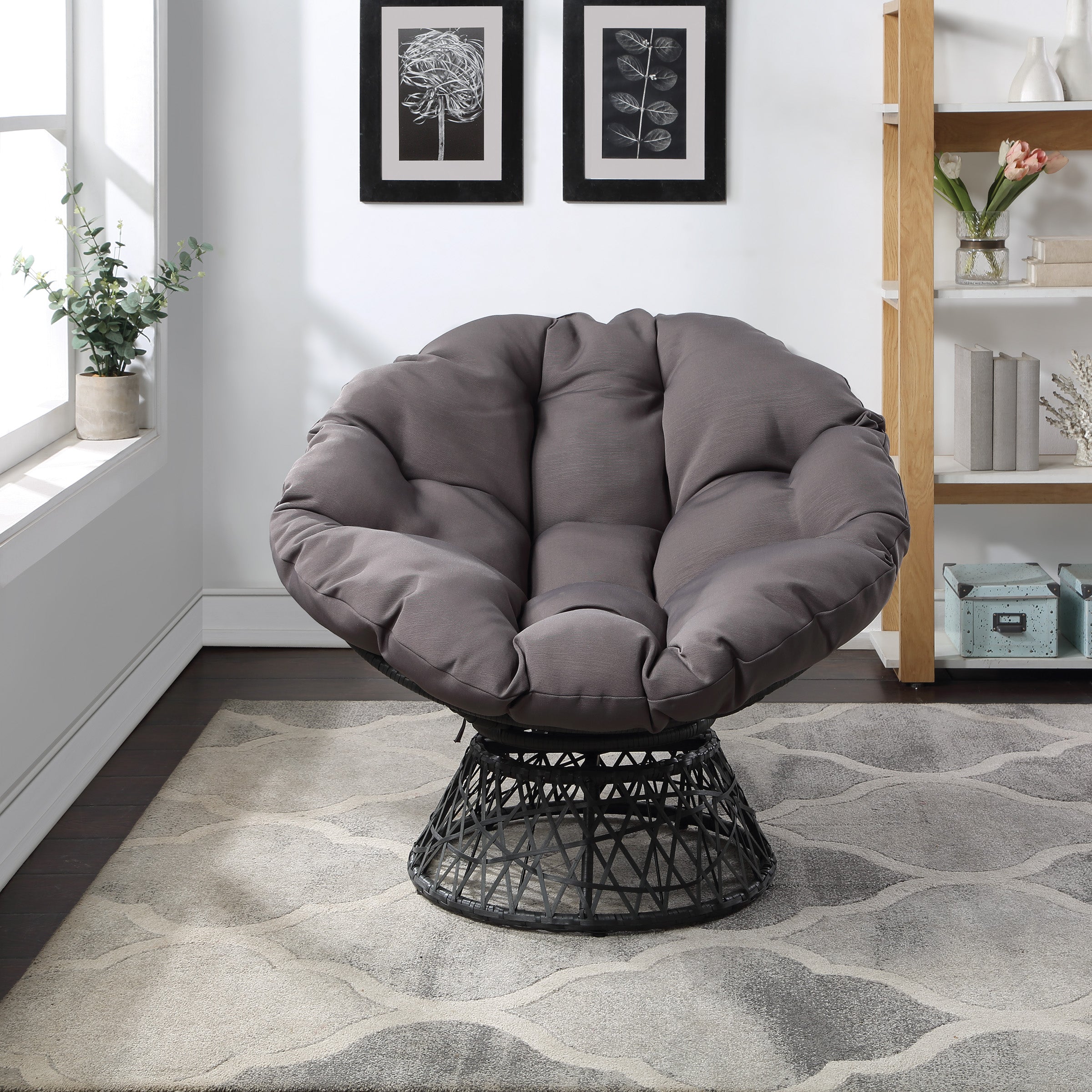 Papasan Chair - Grey