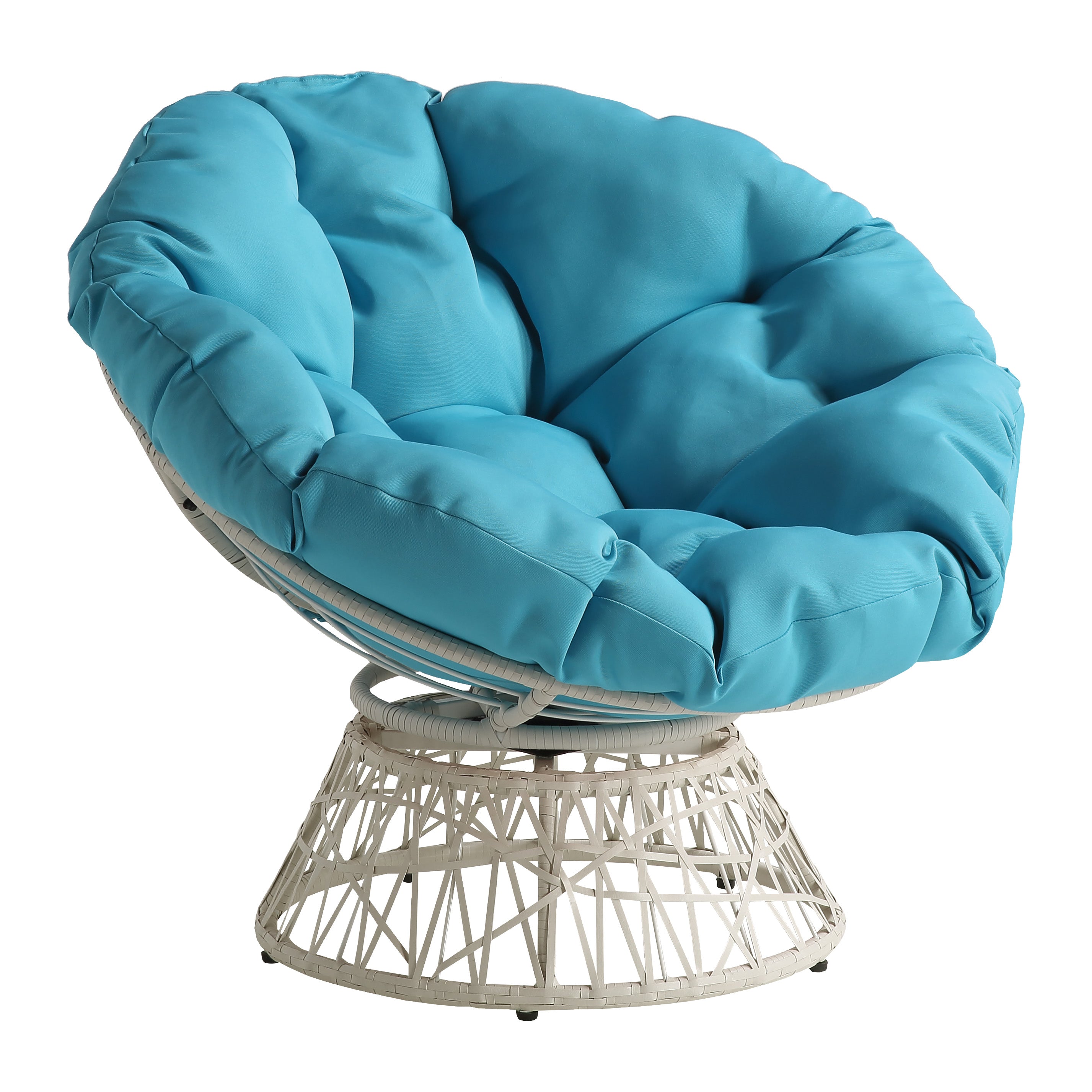 Papasan Chair - Blue