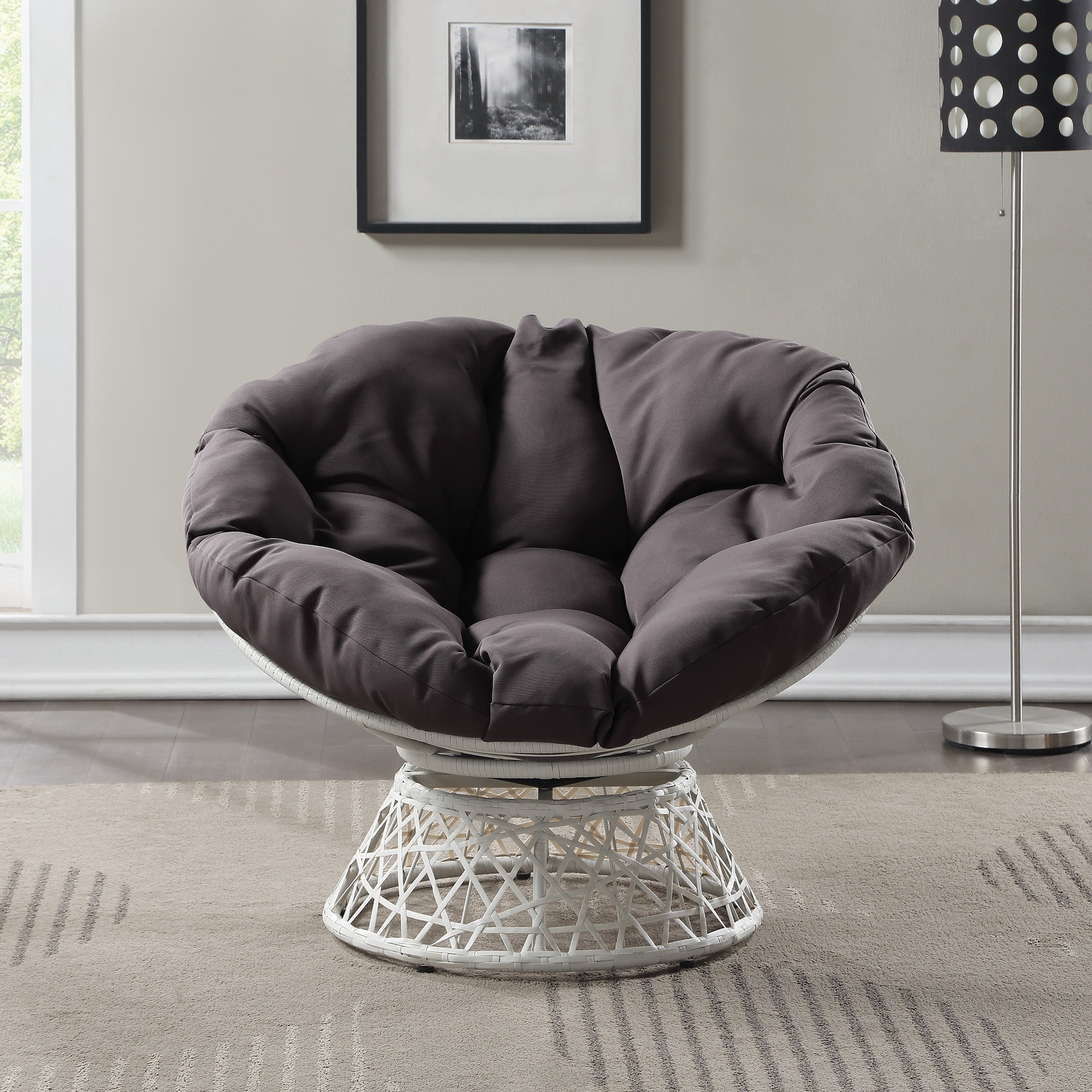 Papasan Chair - Grey
