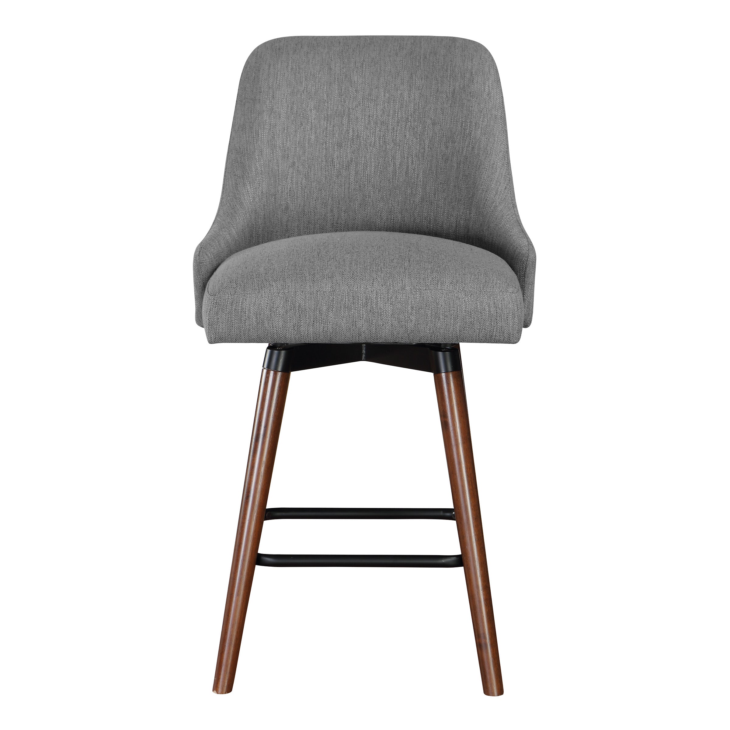 Bagford 26" Swivel Stool - Charcoal / Med Esp