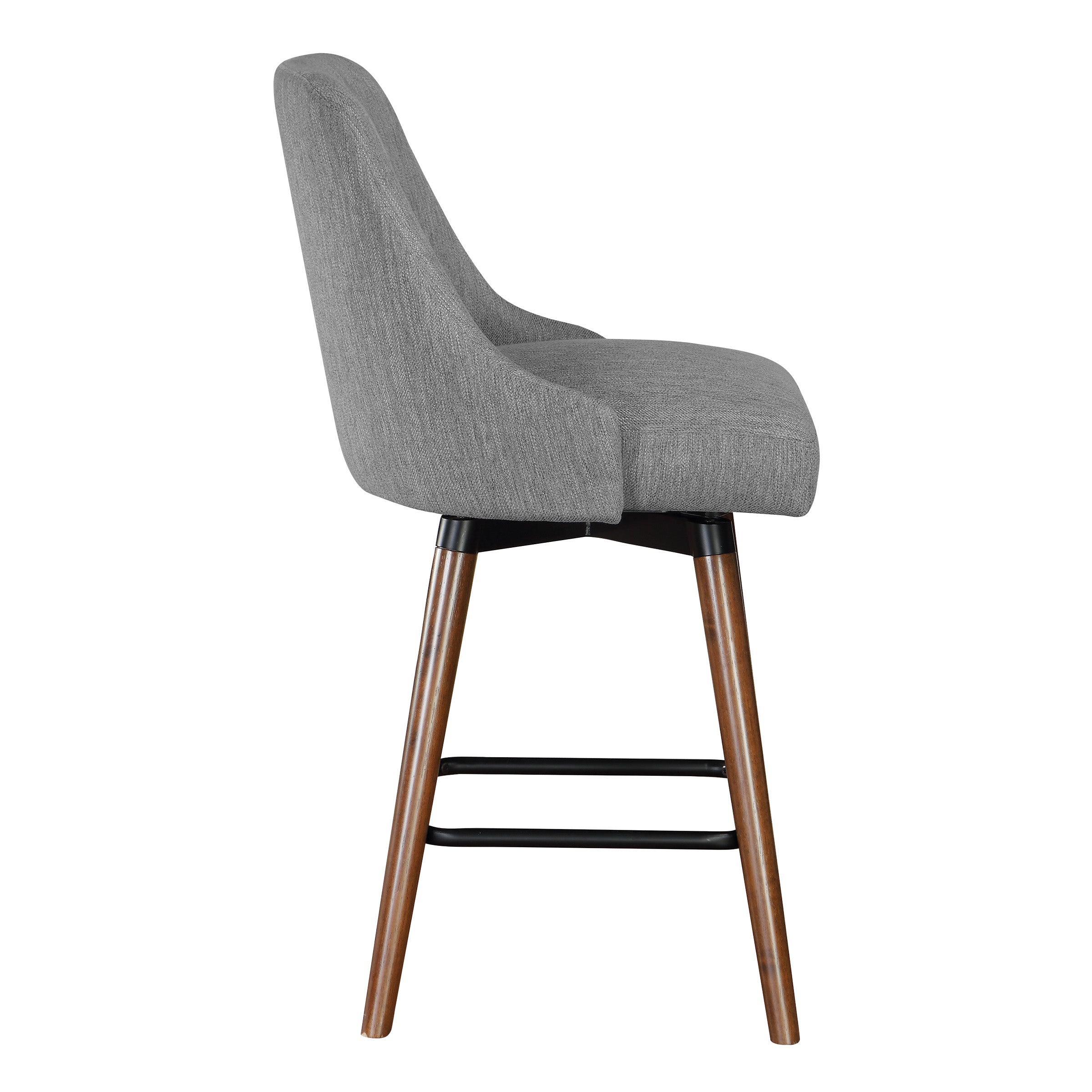 Bagford 26" Swivel Stool - Charcoal / Med Esp