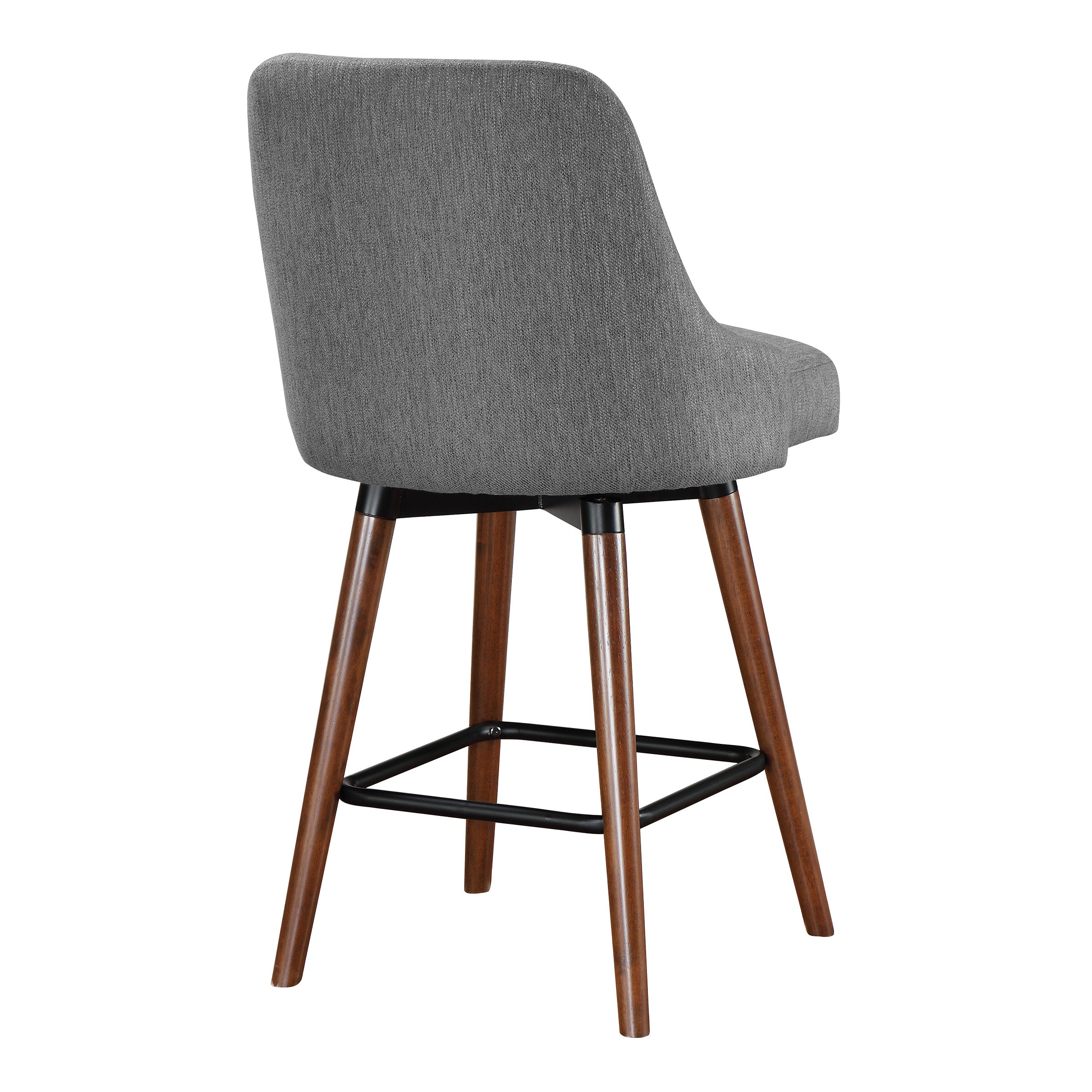 Bagford 26" Swivel Stool - Charcoal / Med Esp