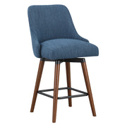Bagford 26" Swivel Stool - Navy / Med Esp