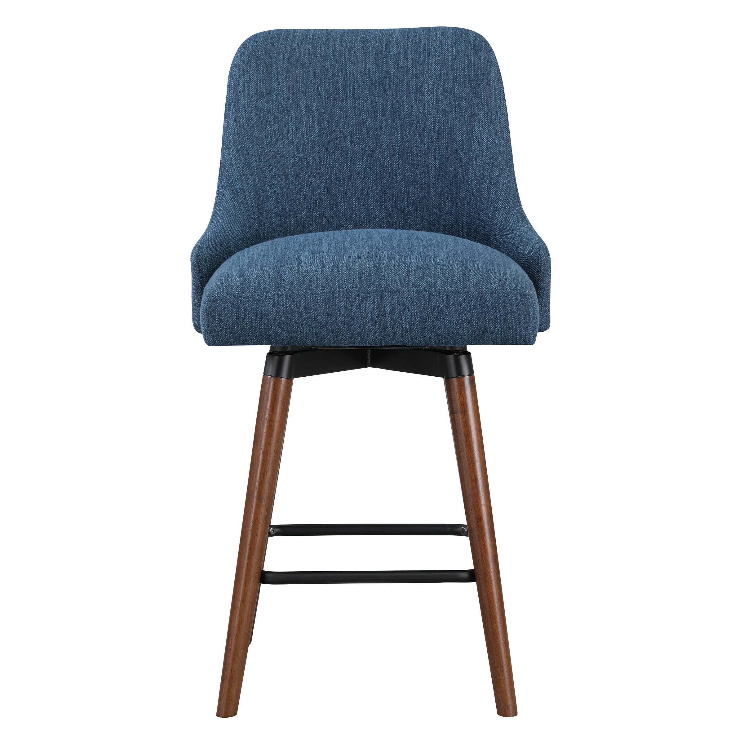 Bagford 26" Swivel Stool - Navy / Med Esp