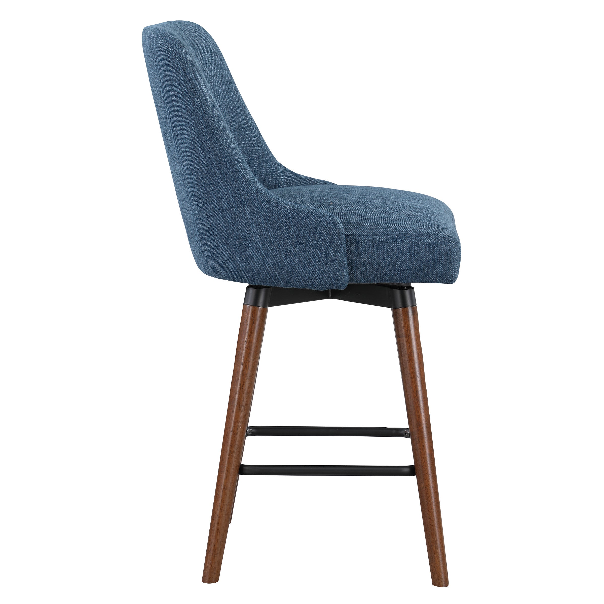 Bagford 26" Swivel Stool - Navy / Med Esp