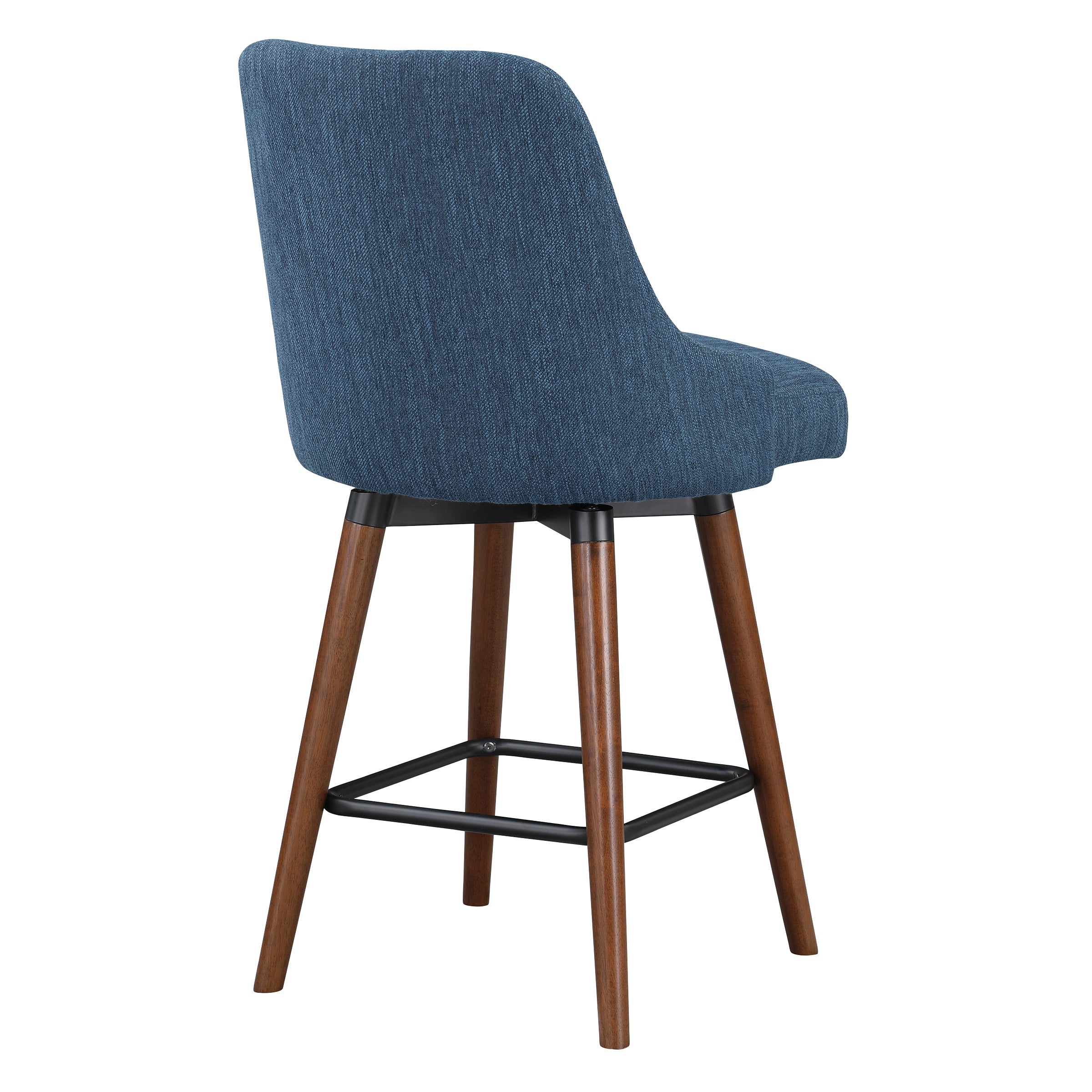 Bagford 26" Swivel Stool - Navy / Med Esp