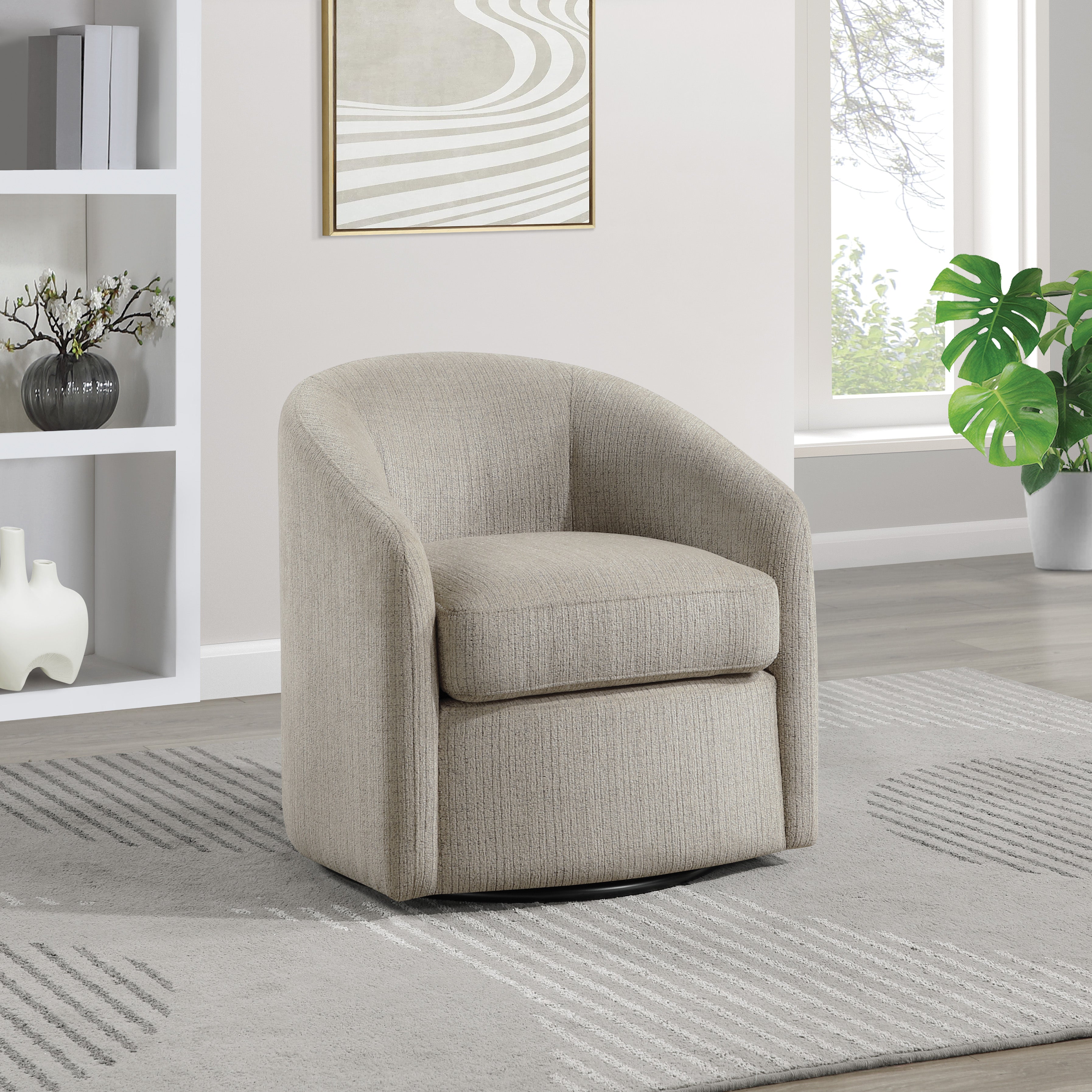 Bella Swivel Chair - Marble