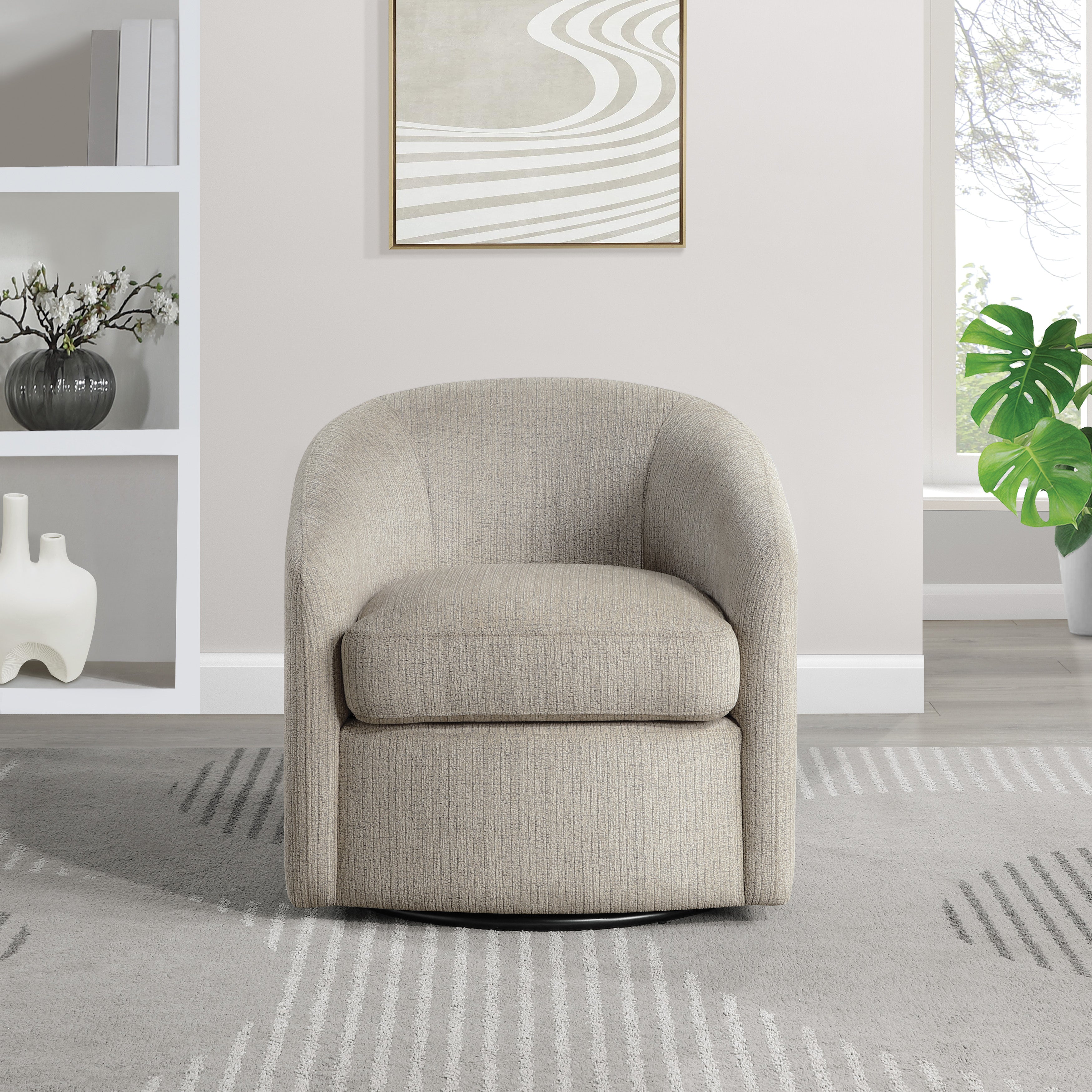 Bella Swivel Chair - Marble