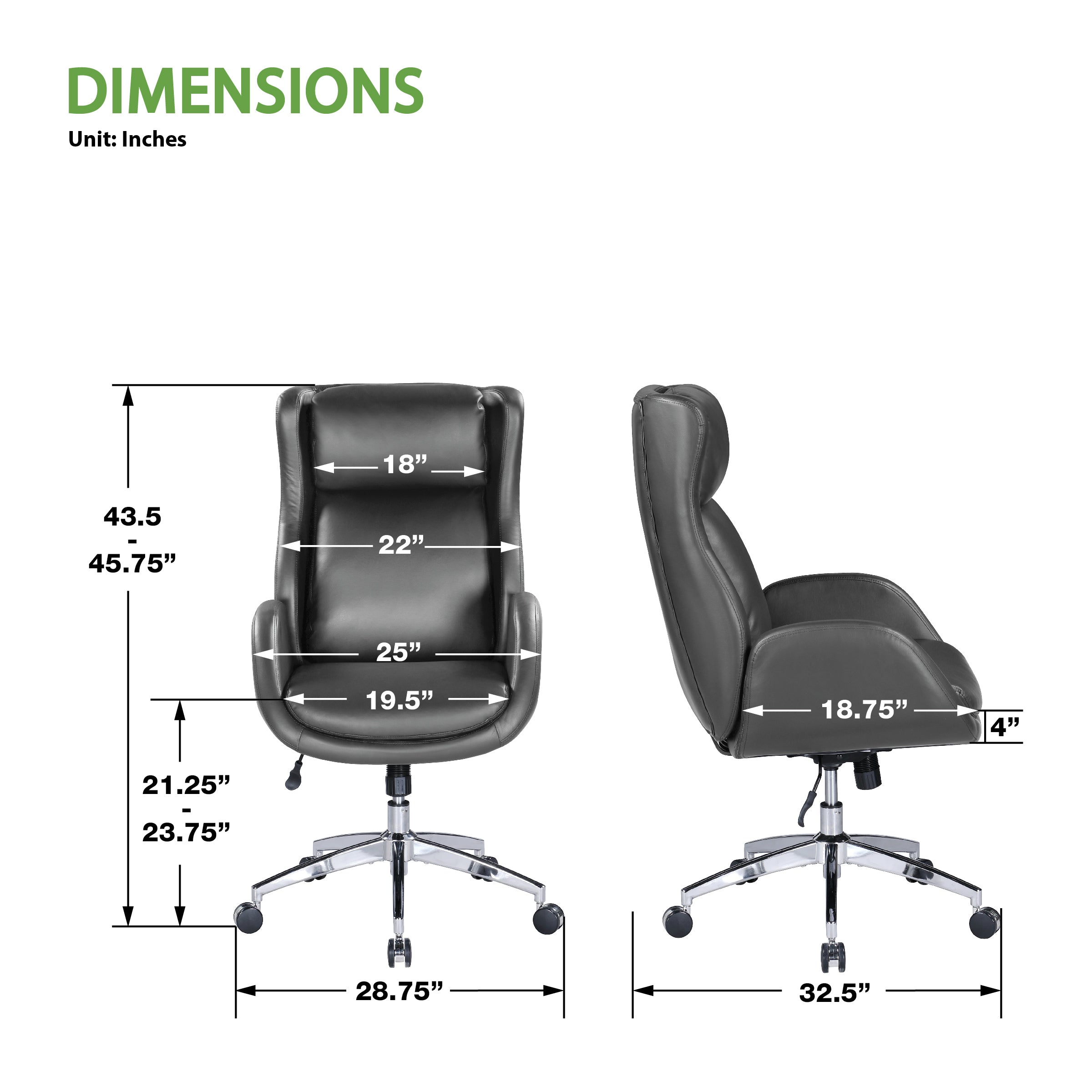 Blanchard Office Chair - Black