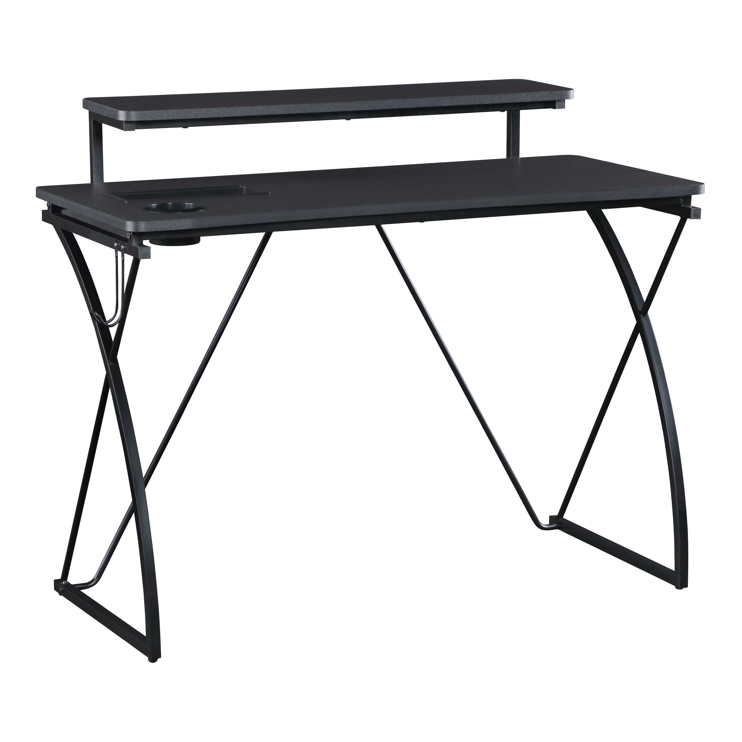 Biome 44" Gaming Desk - Grey Carbon Fiber