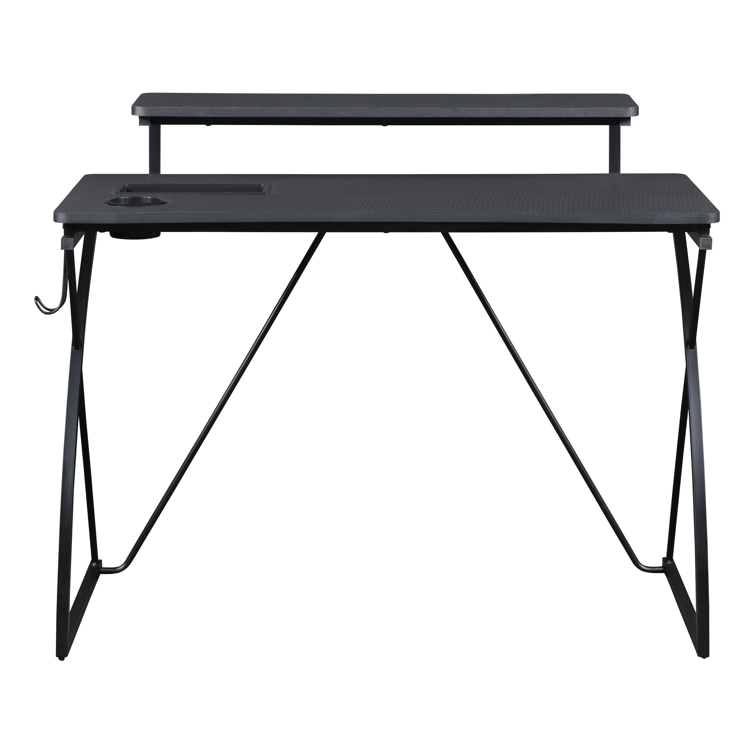 Biome 44" Gaming Desk - Grey Carbon Fiber