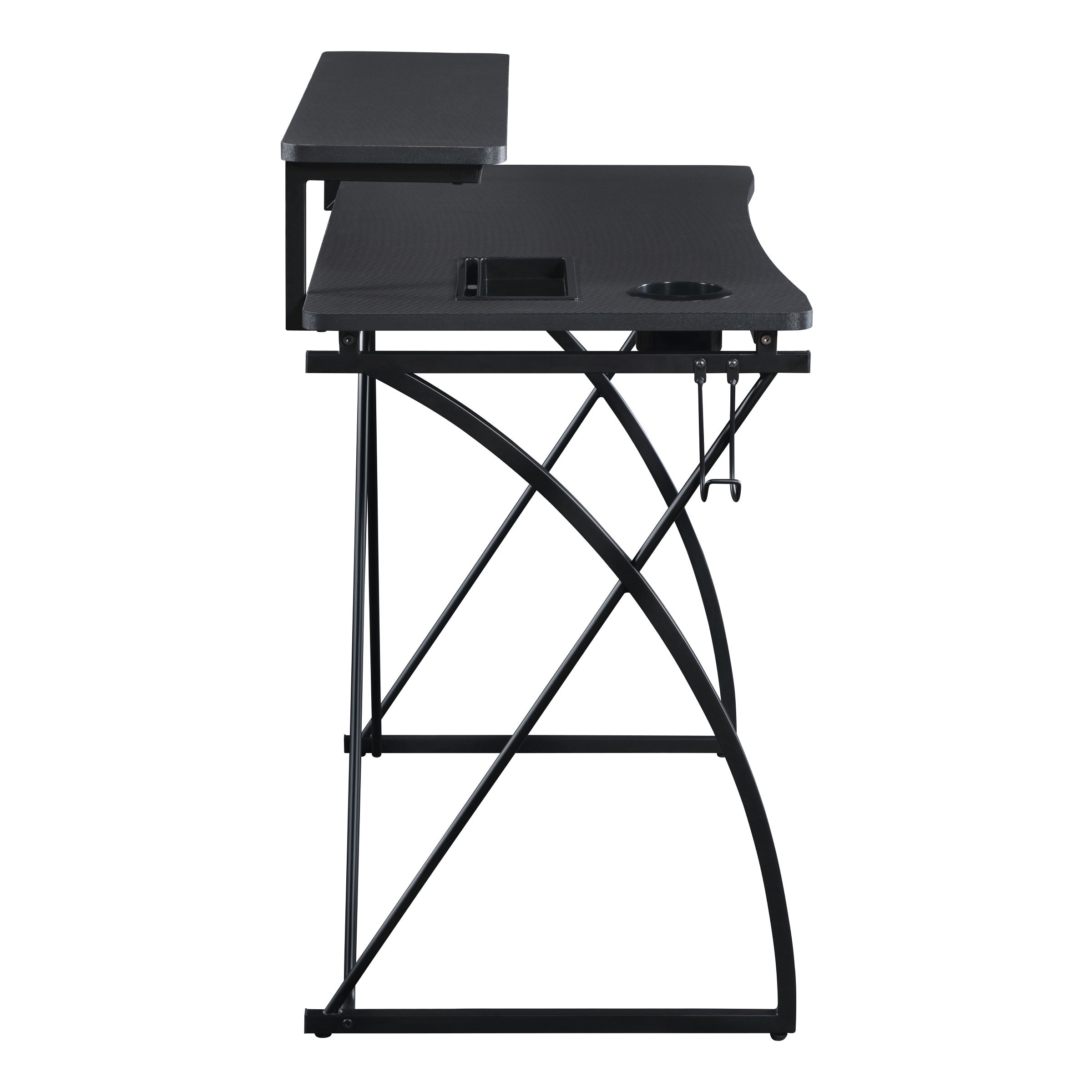 Biome 44" Gaming Desk - Grey Carbon Fiber